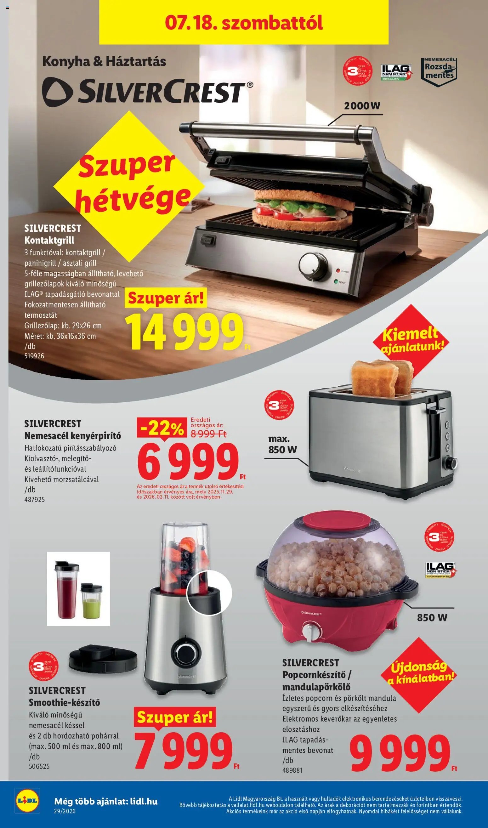 Lidl újság 2026.07.16. Lidl Nonfood kínálatunk