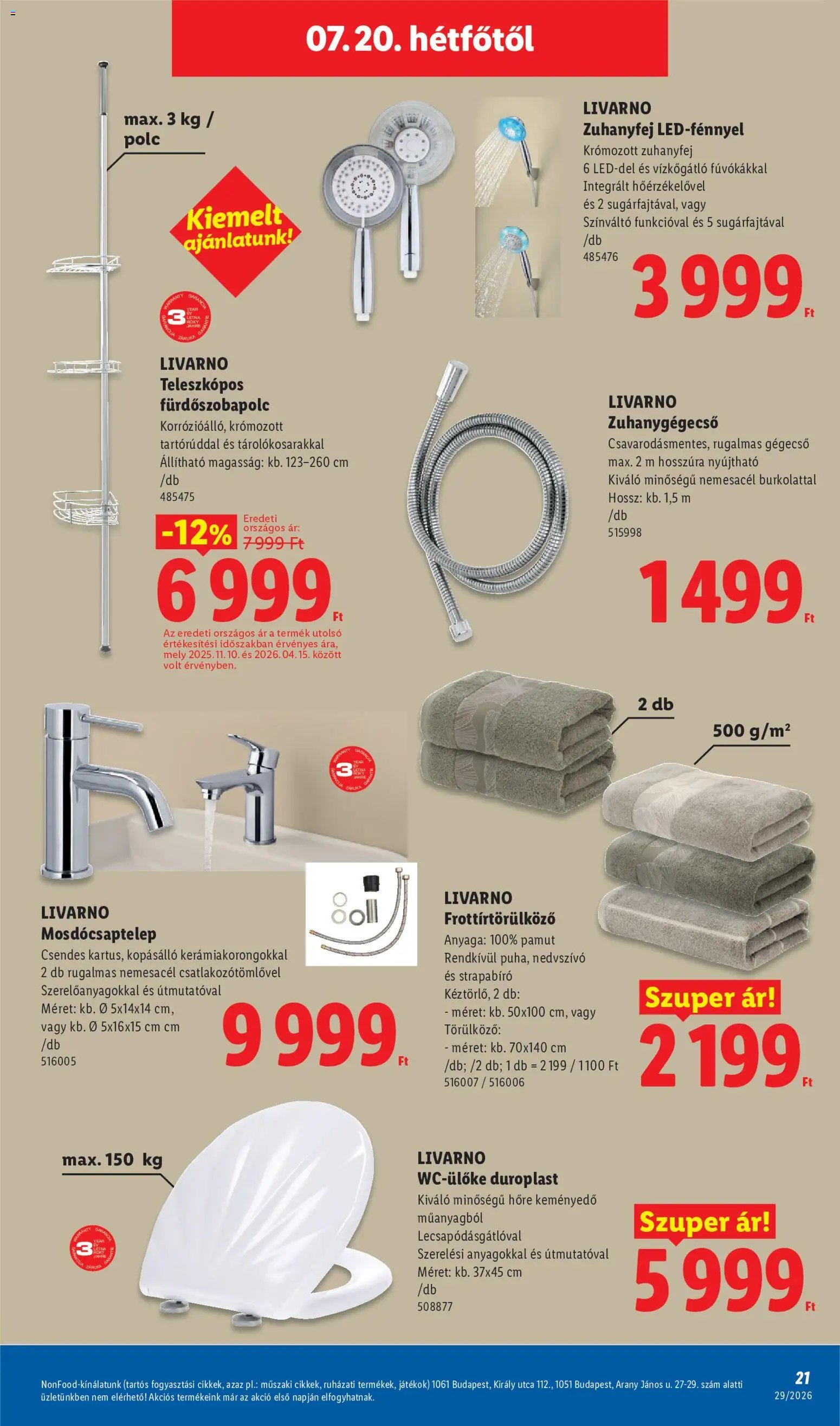 Lidl újság 2026.07.16. Lidl Nonfood kínálatunk