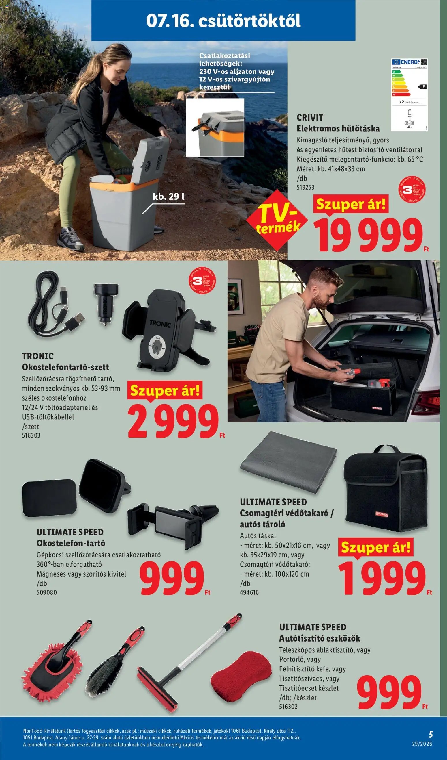 Lidl újság 2026.07.16. Lidl Nonfood kínálatunk