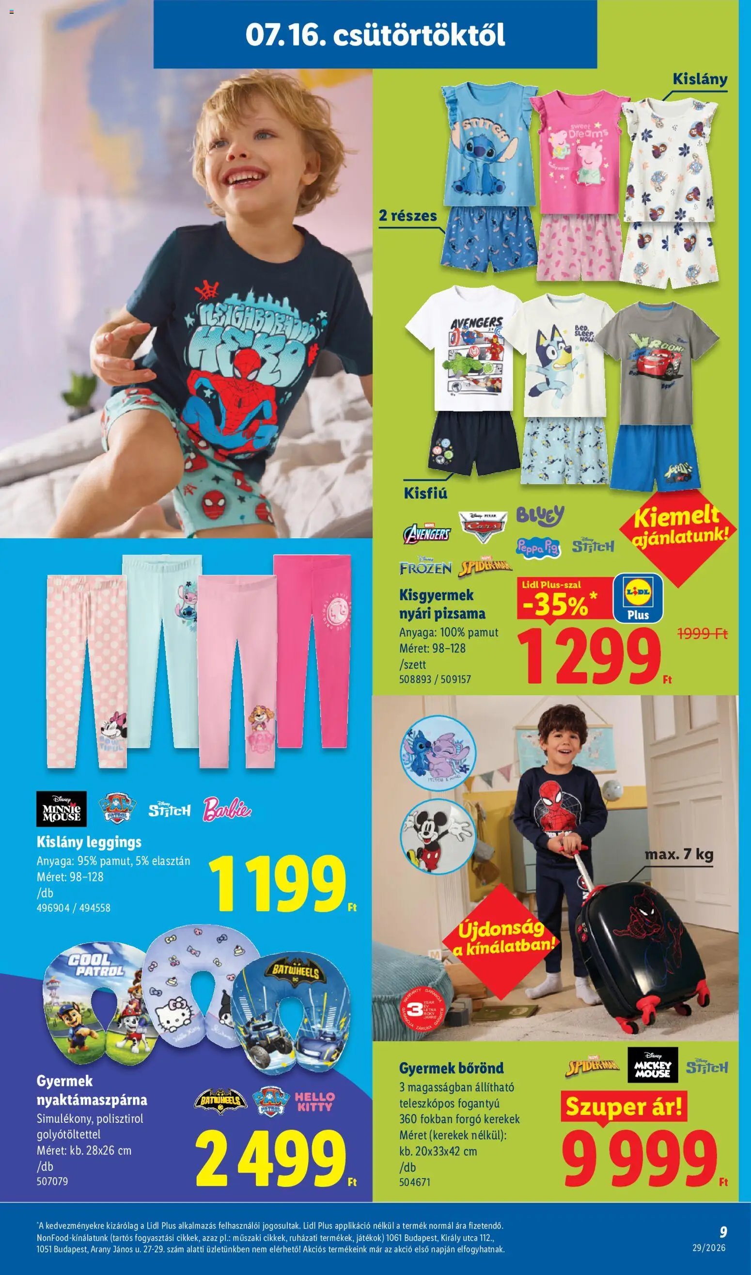 Lidl újság 2026.07.16. Lidl Nonfood kínálatunk