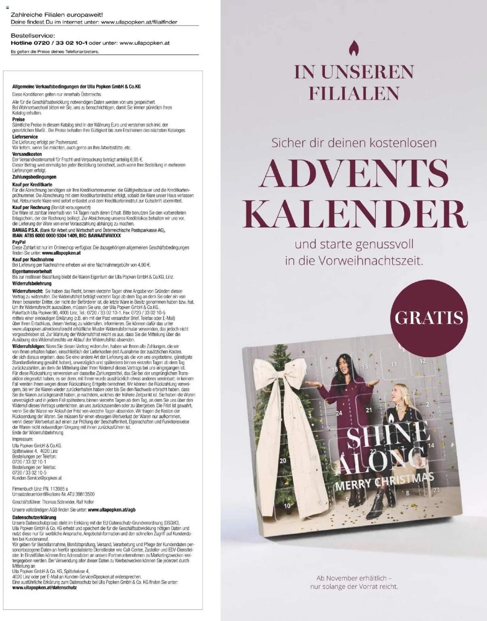 Ulla Popken újság 2025.11.01. Akciós újság Ulla Popken (2025-11-01 - 2025-11-30)