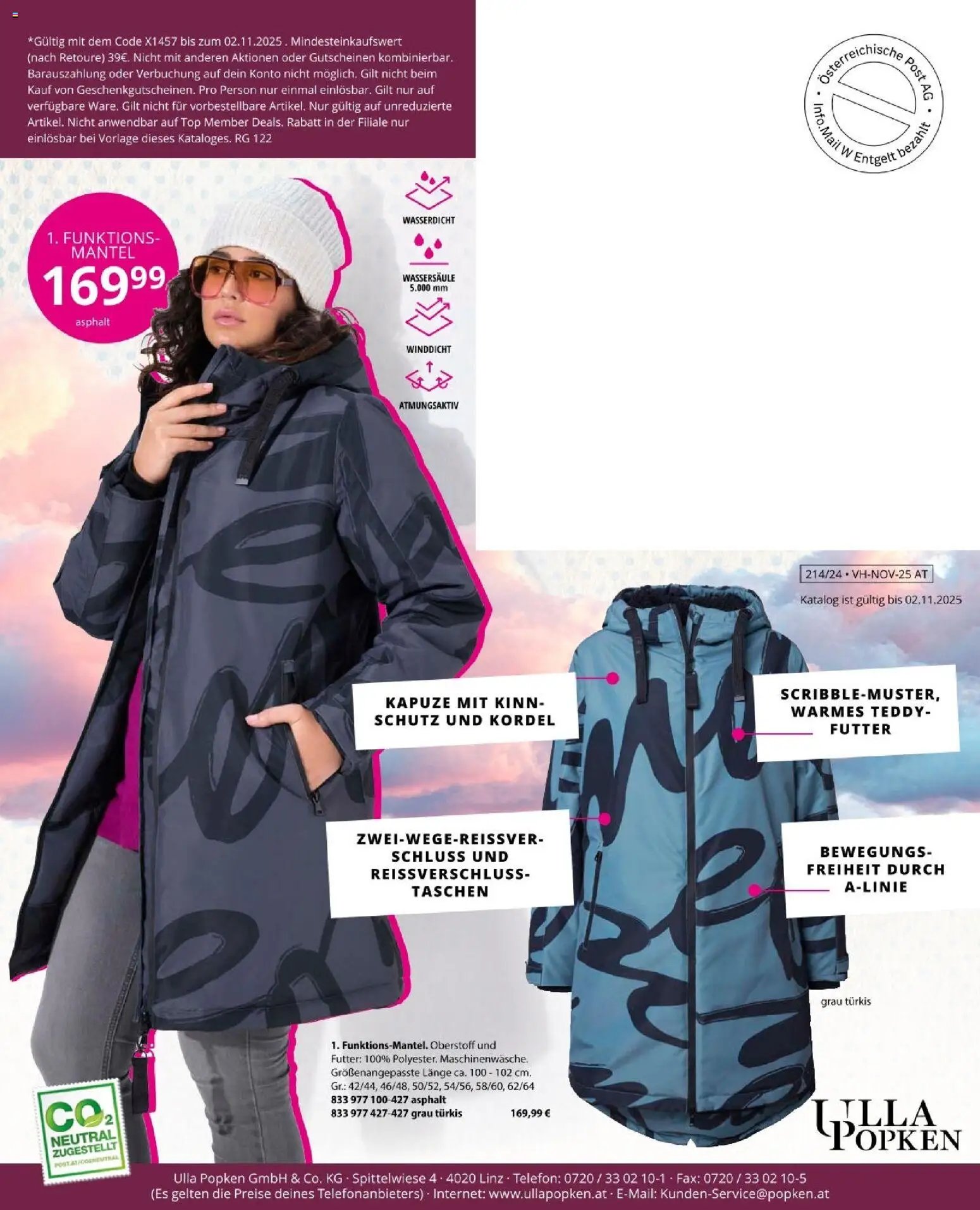 Ulla Popken újság 2025.11.01. Akciós újság Ulla Popken (2025-11-01 - 2025-11-30)