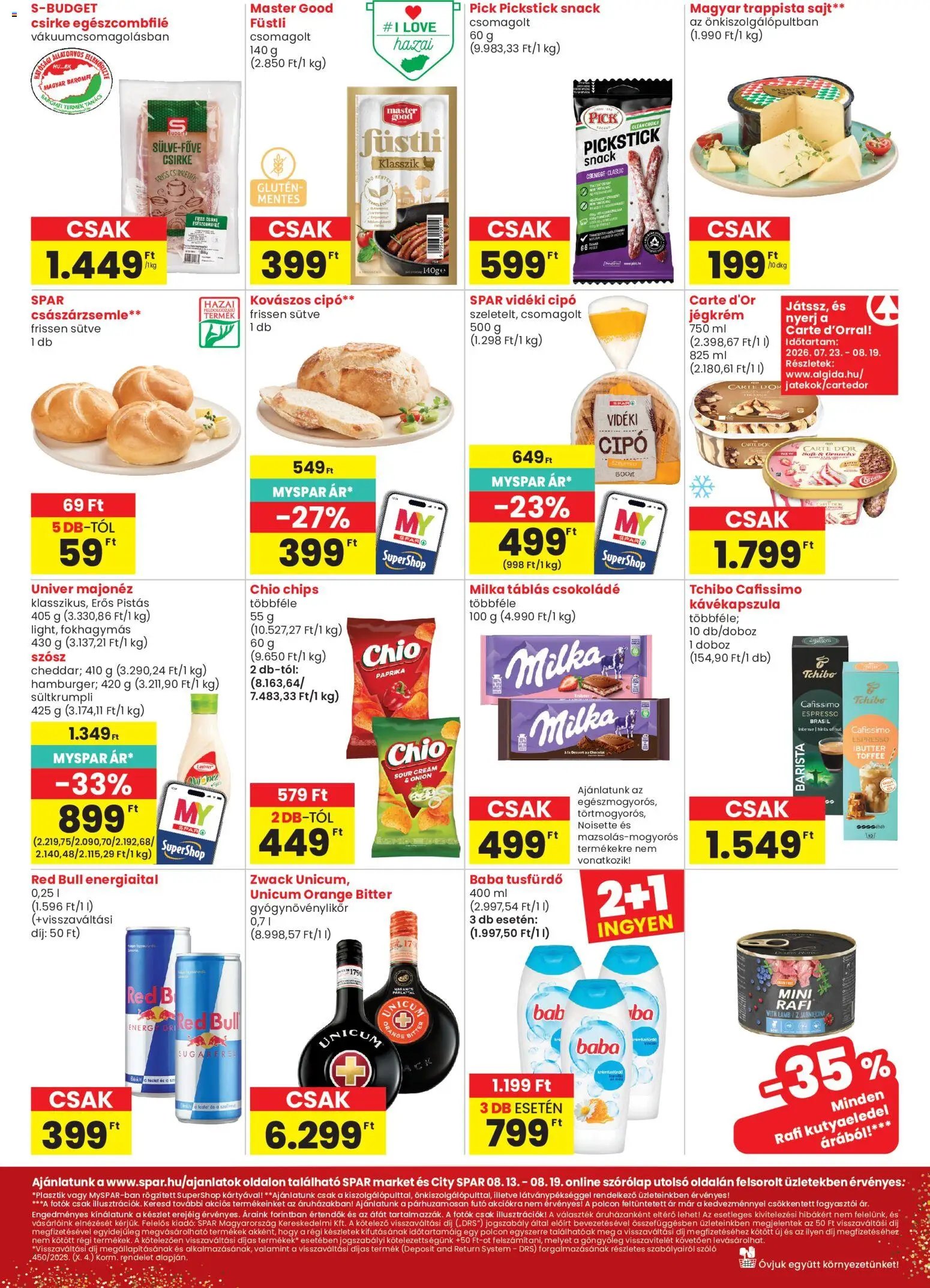 Spar újság 2026.08.13. Spar City szórólap