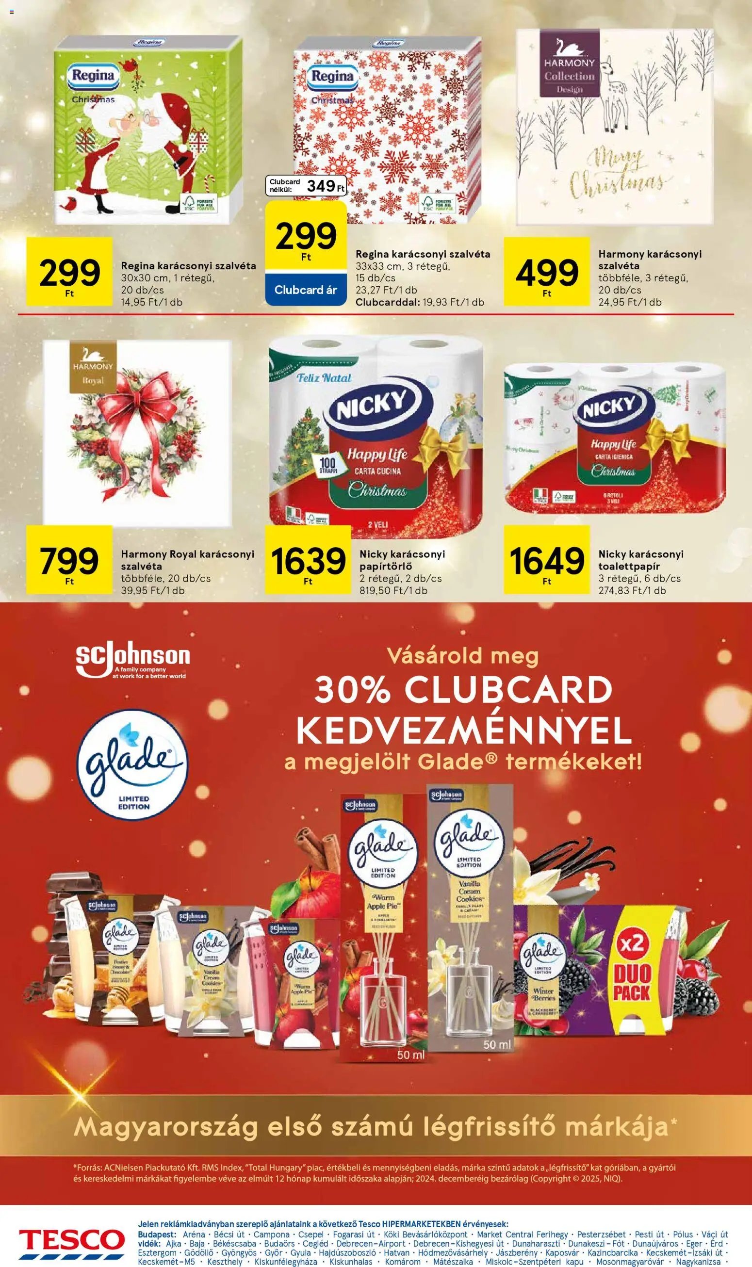 Tesco újság 2025.11.20. Szupermarket akciós újság (2025-11-20 - 2025-11-26)