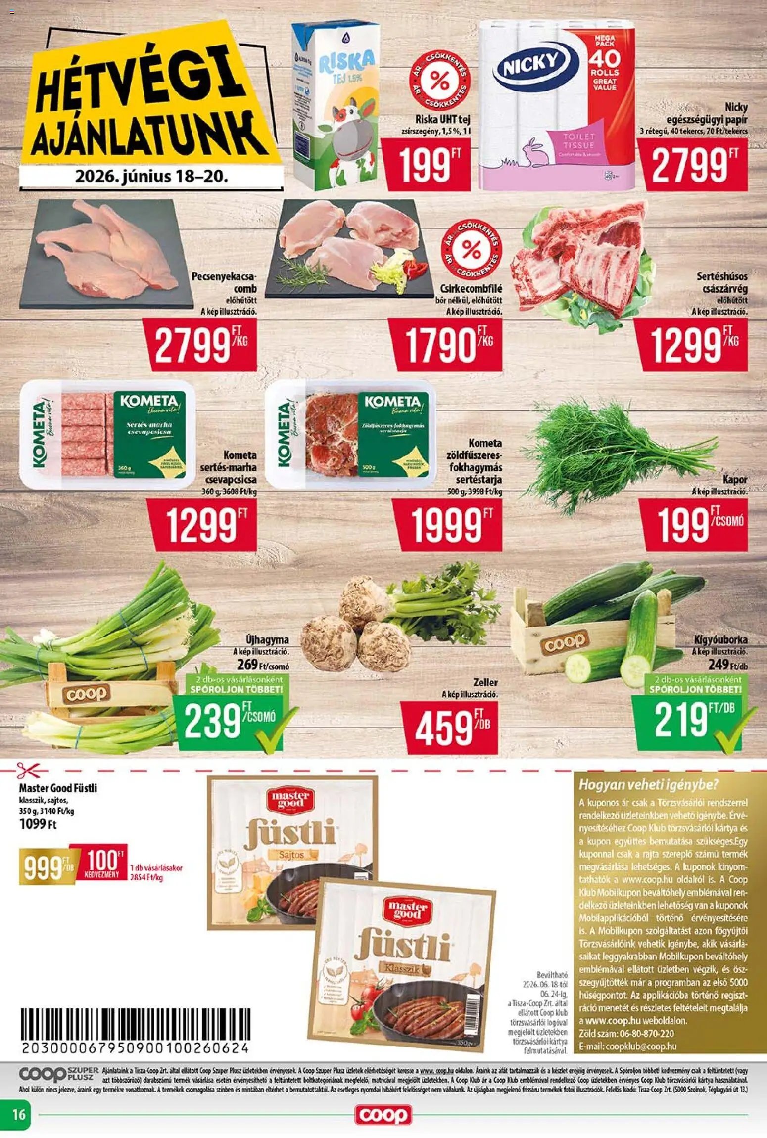 COOP újság 2026.06.18. COOP - Szuper Plusz / Tisza