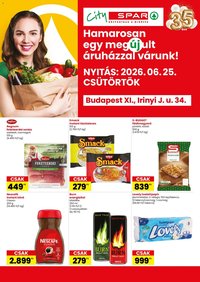 Spar újság 2026.06.25. Spar City Bp. Irinyi J. u. üzlet megújulás