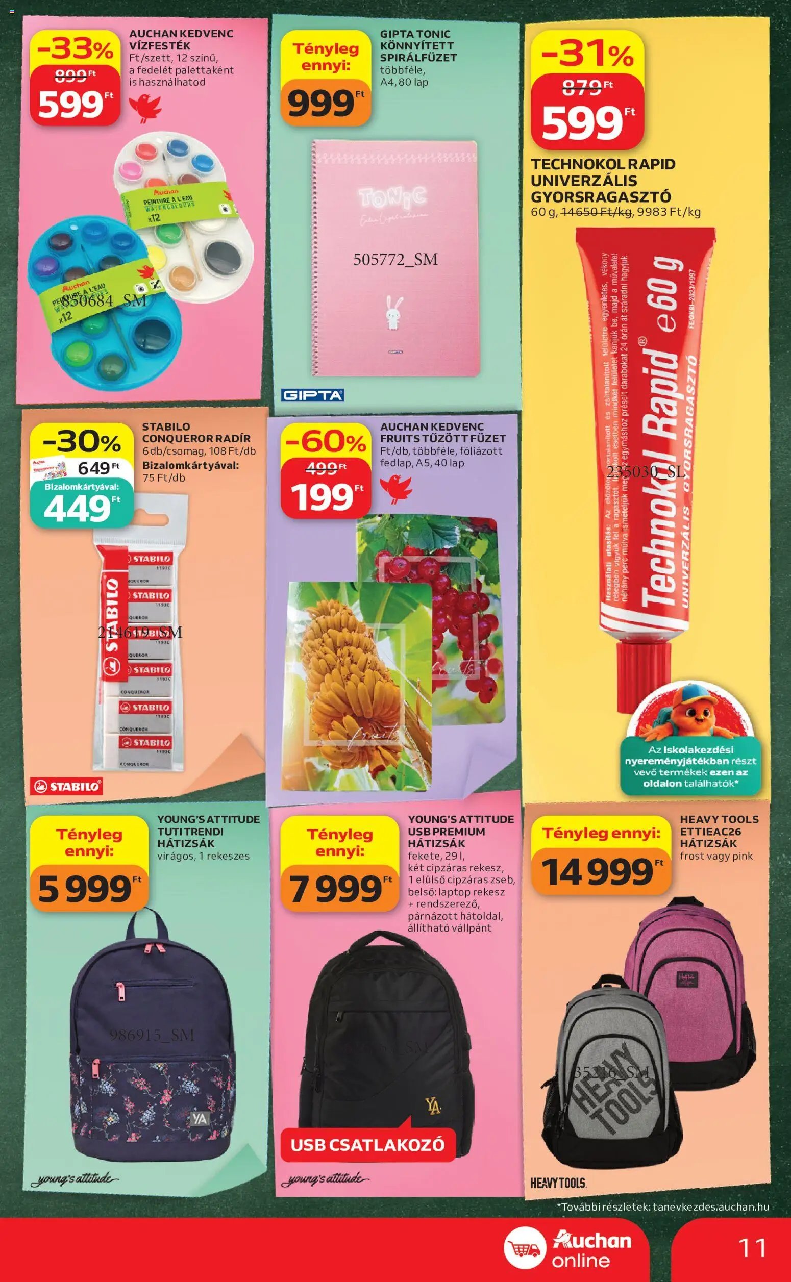 Auchan újság 2026.08.21. Auchan Szupermarket akciós újság