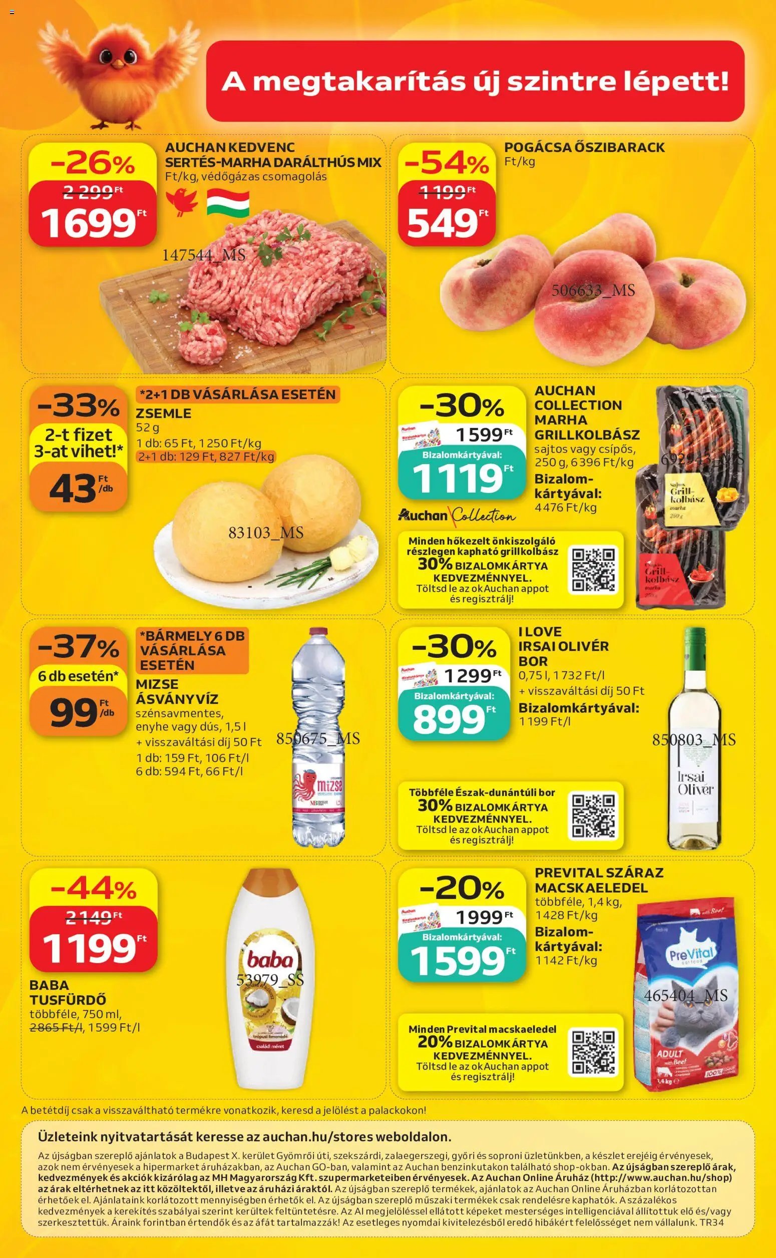 Auchan újság 2026.08.21. Auchan Szupermarket akciós újság