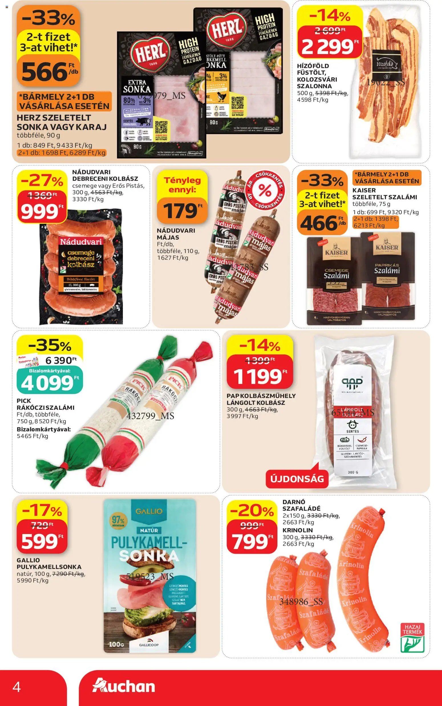 Auchan újság 2026.08.21. Auchan Szupermarket akciós újság