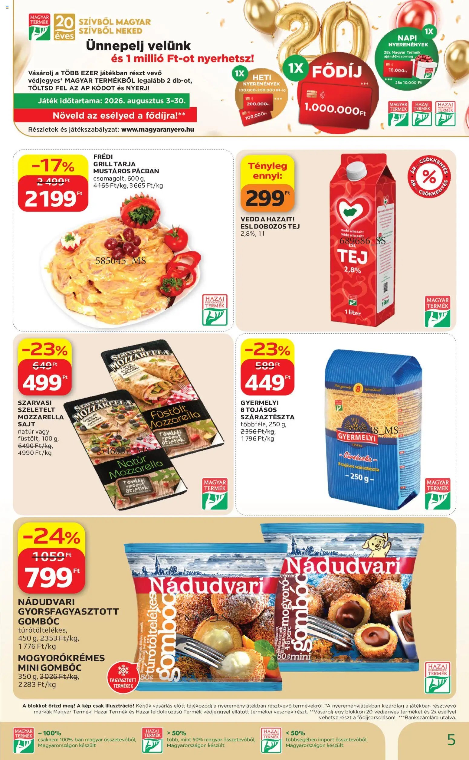Auchan újság 2026.08.21. Auchan Szupermarket akciós újság