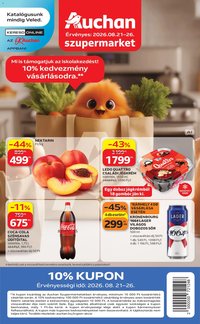 Auchan újság 2026.08.21. Auchan Szupermarket akciós újság