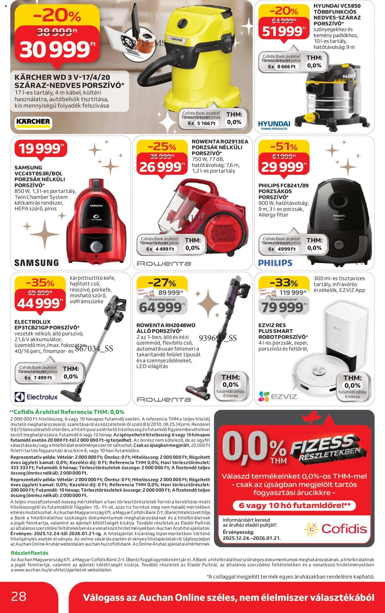 Auchan újság 2025.12.24. Fehér hetek hipermarket ajánlataink (2025-12-24 - 2026-01-21)