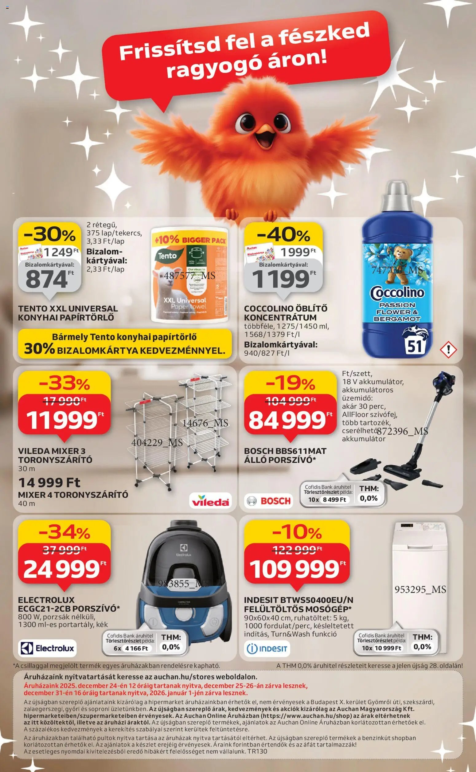 Auchan újság 2025.12.24. Fehér hetek hipermarket ajánlataink (2025-12-24 - 2026-01-21)