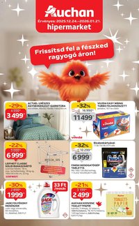 Auchan újság 2025.12.24. Fehér hetek hipermarket ajánlataink (2025-12-24 - 2026-01-21)