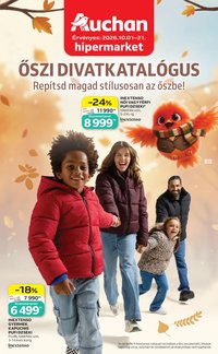 Auchan újság 2026.10.01. Auchan Őszi ruha ajánlatok