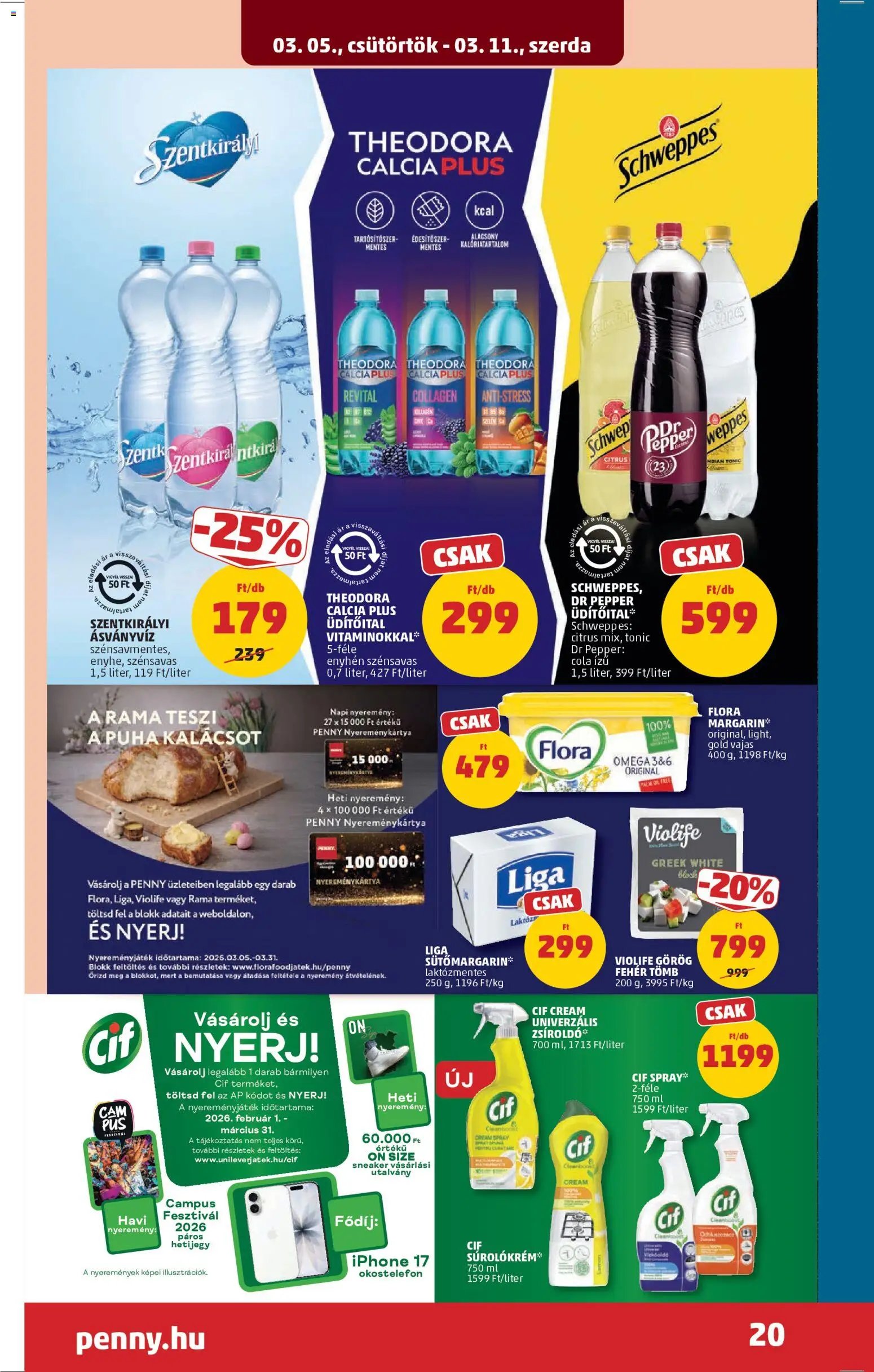 PENNY újság 2026.03.05. PENNY akciós újság (2026-03-05 - 2026-03-11)
