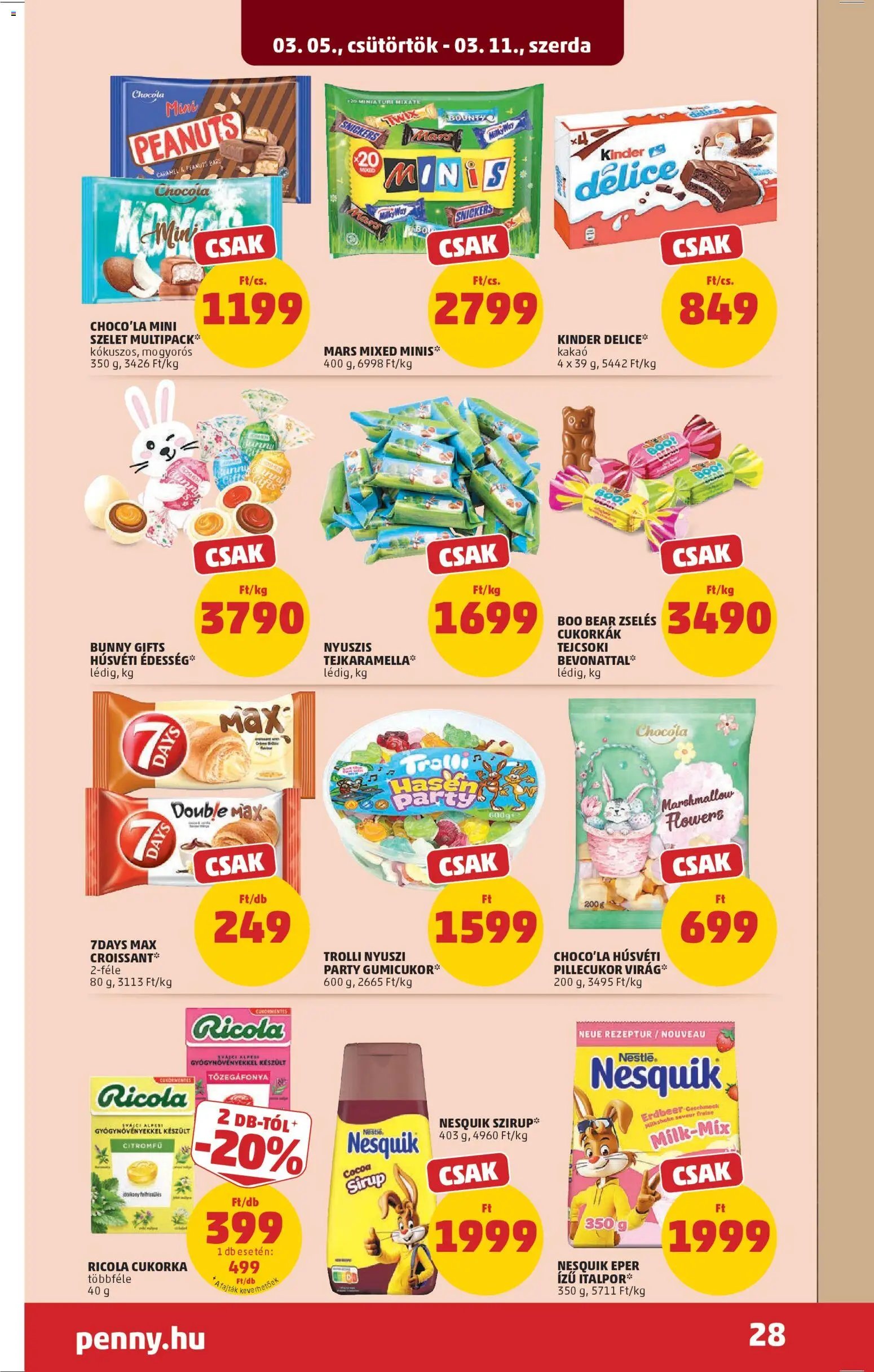 PENNY újság 2026.03.05. PENNY akciós újság (2026-03-05 - 2026-03-11)
