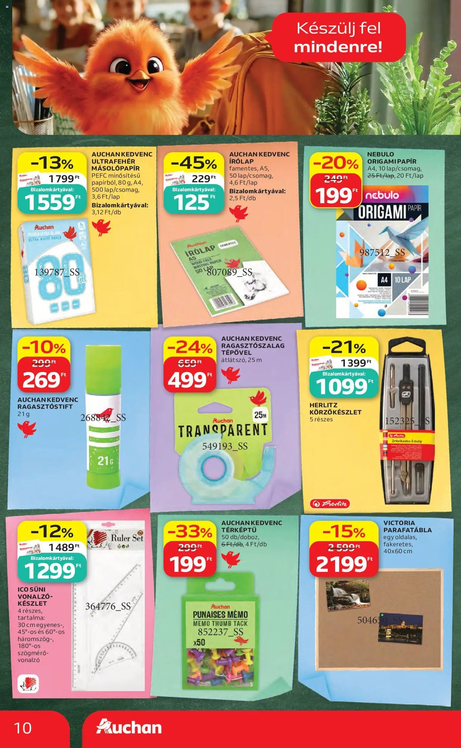 Auchan újság 2026.08.06. Auchan Iskolakezdés ajánlatok