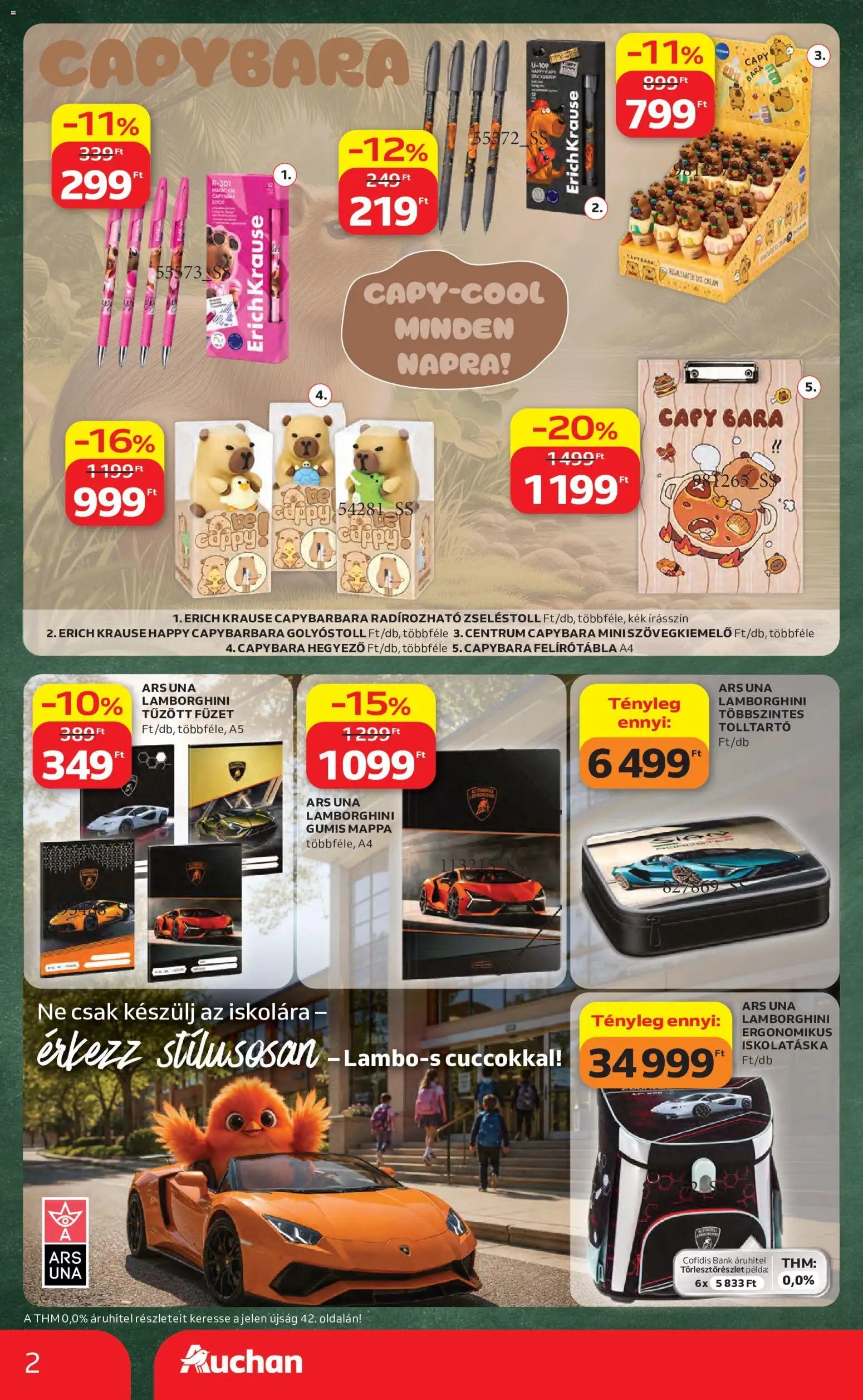 Auchan újság 2026.08.06. Auchan Iskolakezdés ajánlatok