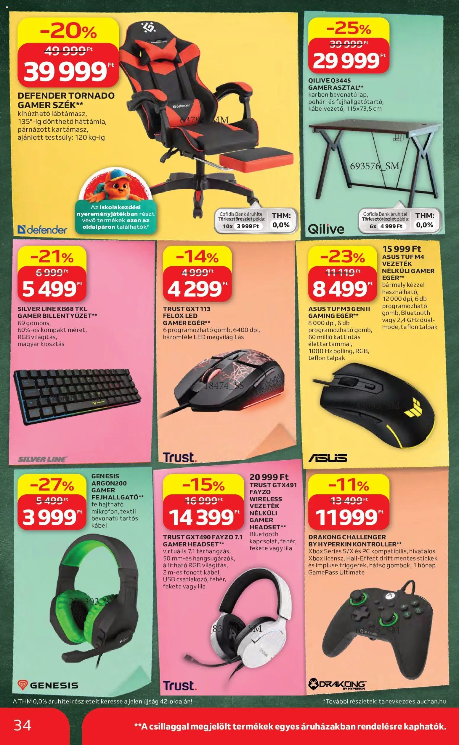 Auchan újság 2026.08.06. Auchan Iskolakezdés ajánlatok