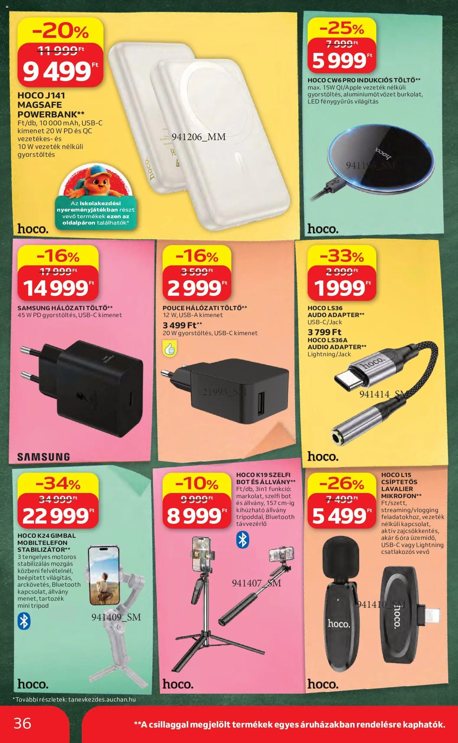 Auchan újság 2026.08.06. Auchan Iskolakezdés ajánlatok