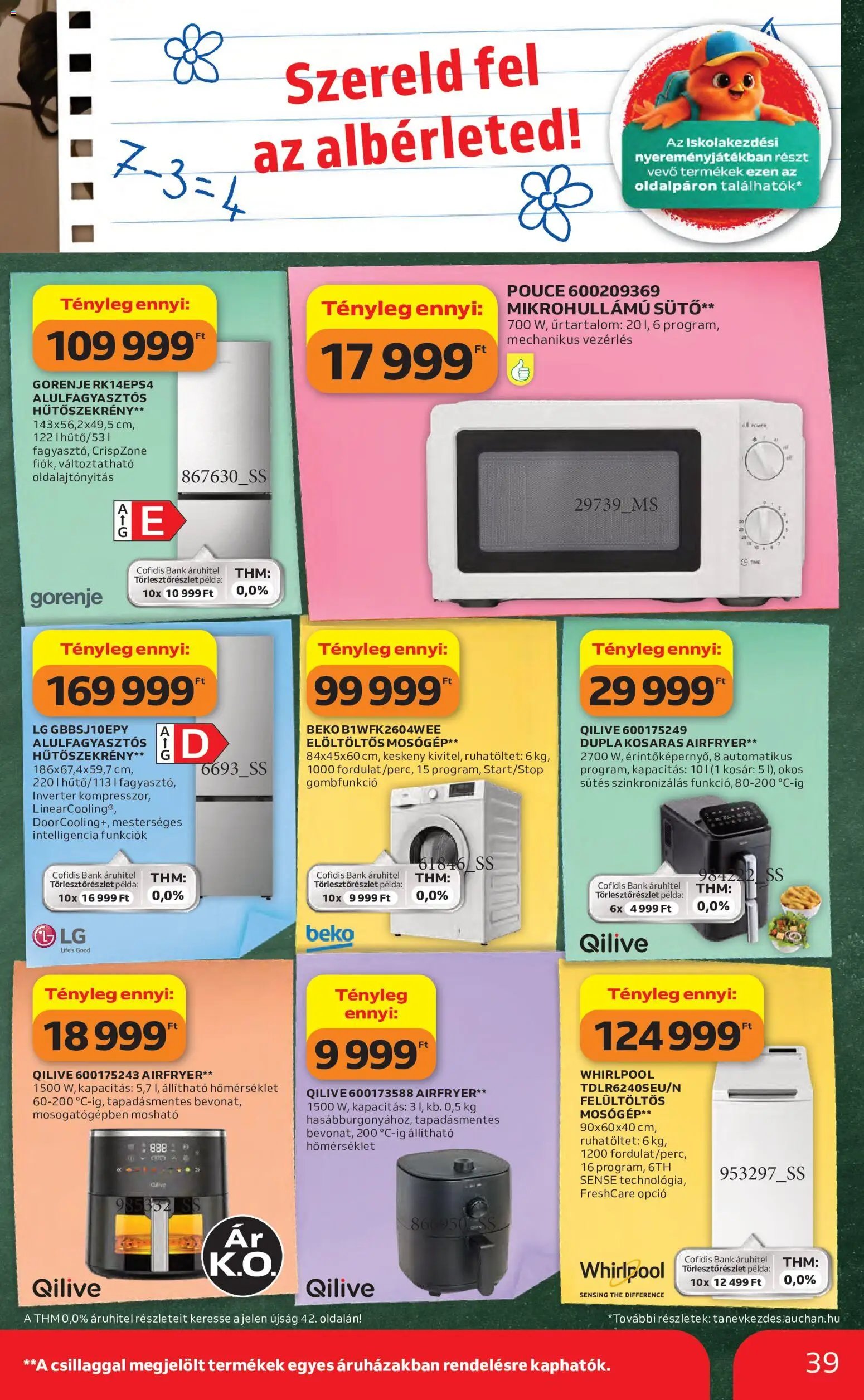 Auchan újság 2026.08.06. Auchan Iskolakezdés ajánlatok