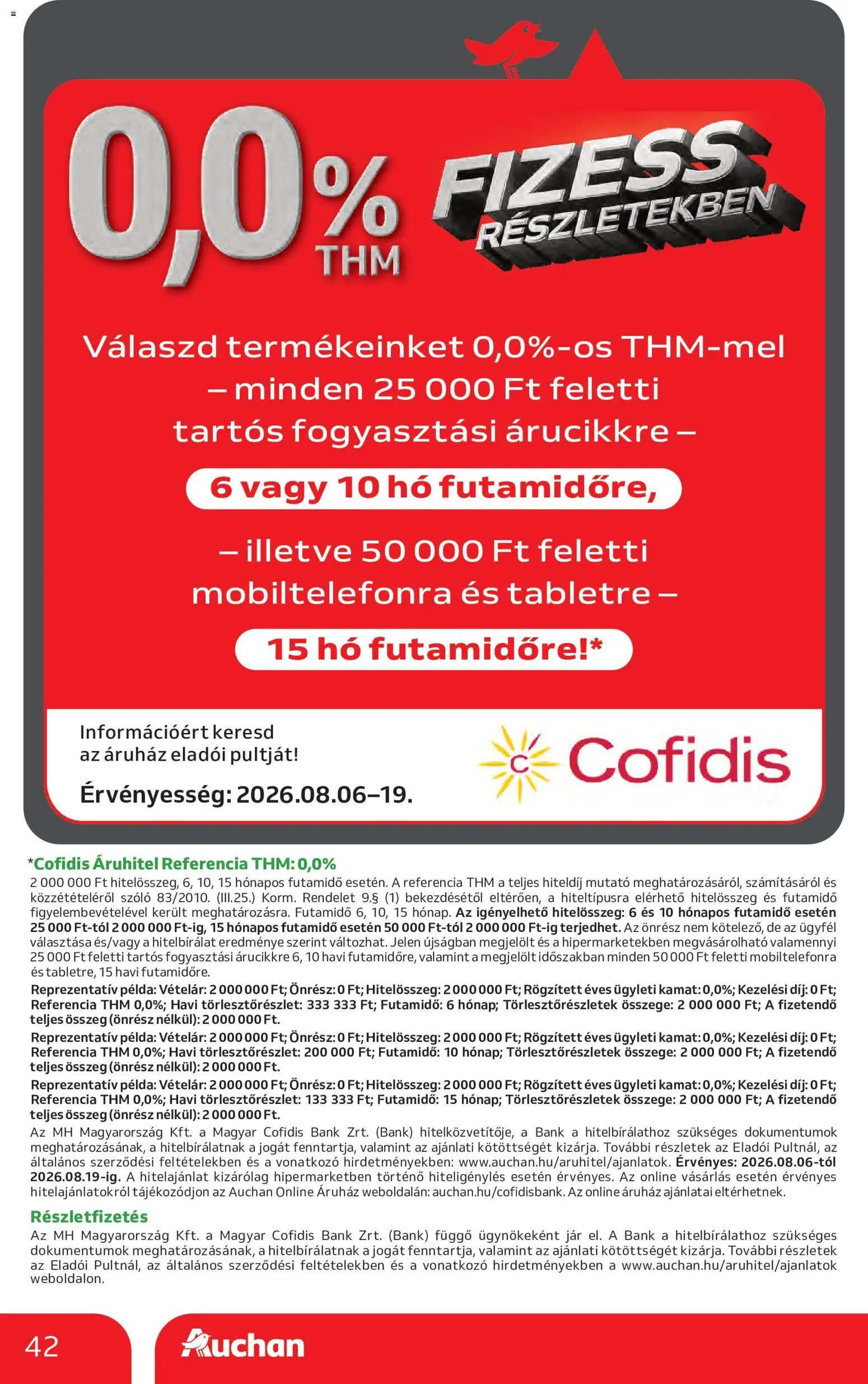 Auchan újság 2026.08.06. Auchan Iskolakezdés ajánlatok