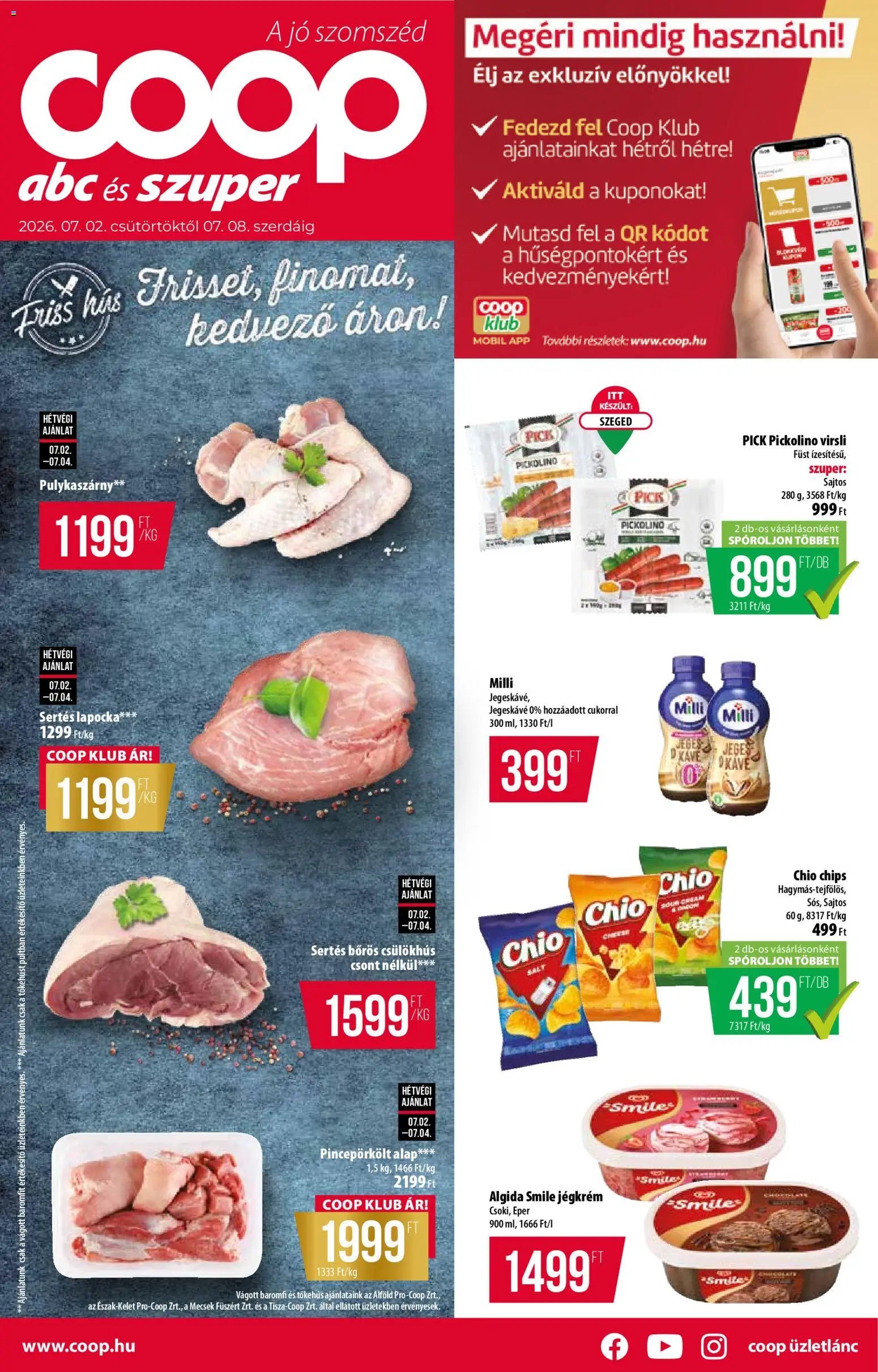 COOP újság 2026.07.02. COOP akciós újság