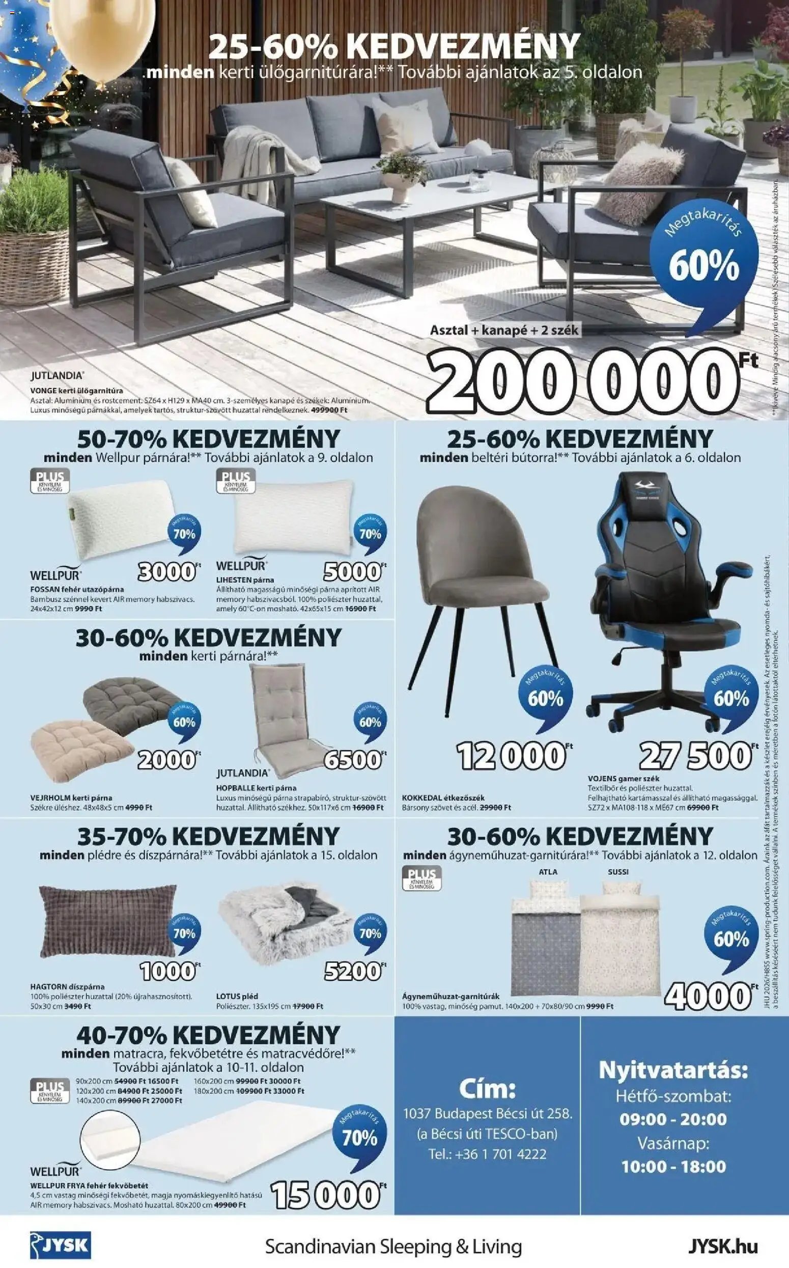 JYSK újság 2026.04.22. JYSK akciós újság (2026-04-22 - 2026-04-28)