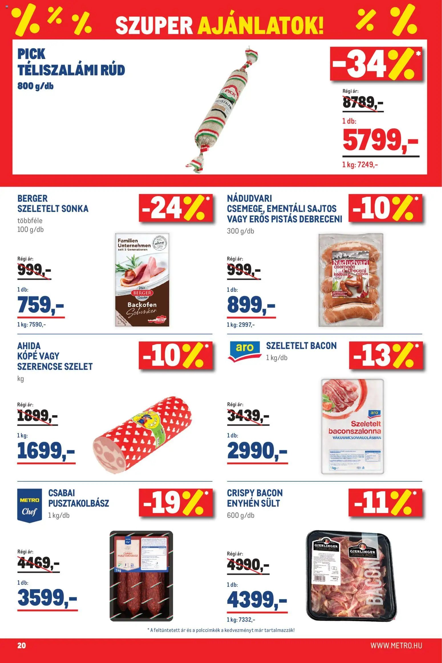 Metro újság 2026.07.01. Metro akciós újság