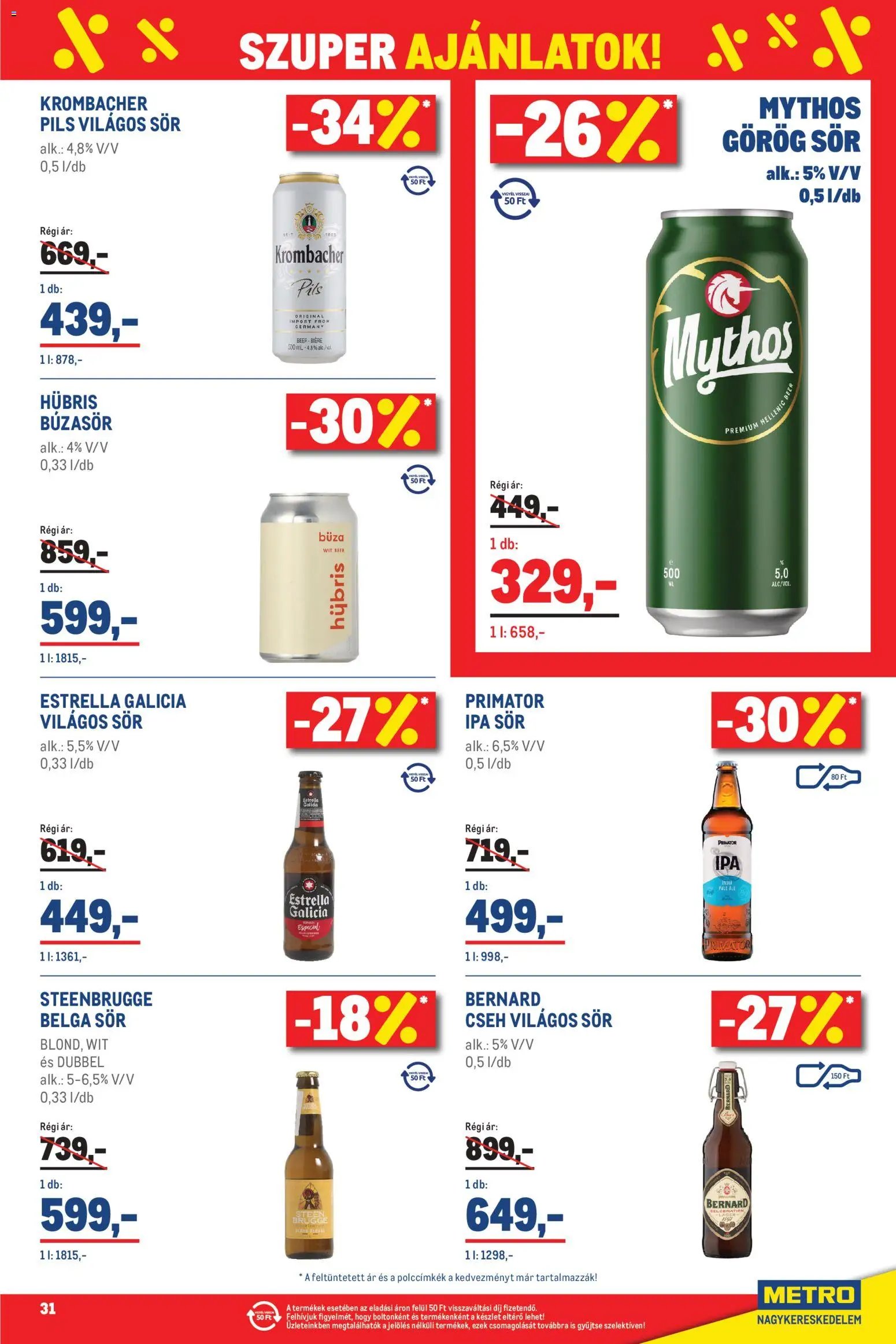 Metro újság 2026.07.01. Metro akciós újság