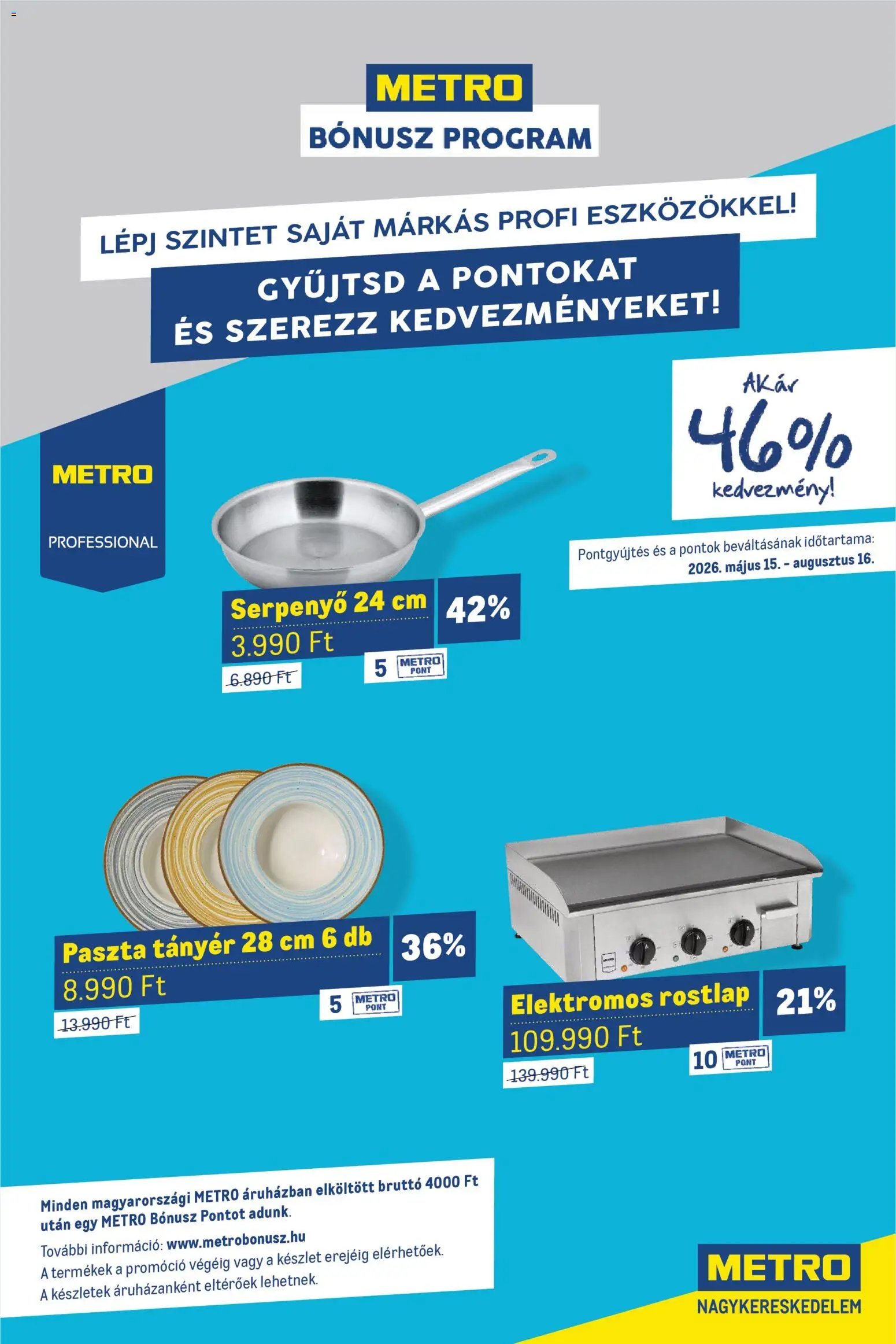 Metro újság 2026.07.01. Metro akciós újság