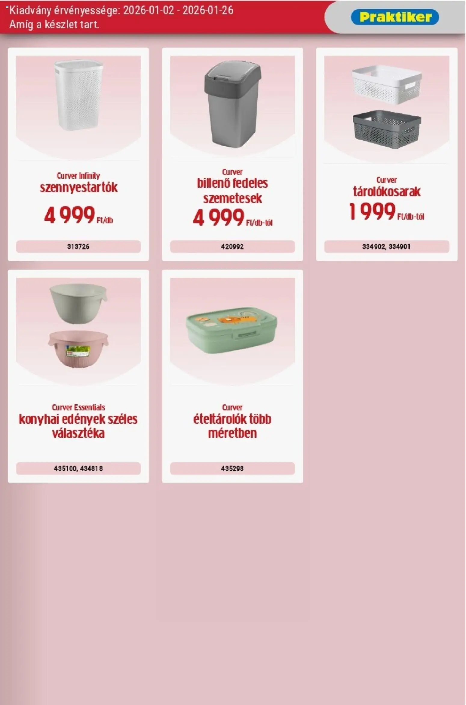 Praktiker újság 2026.01.02. Akciós újság Praktiker (2026-01-02 - 2026-01-26)