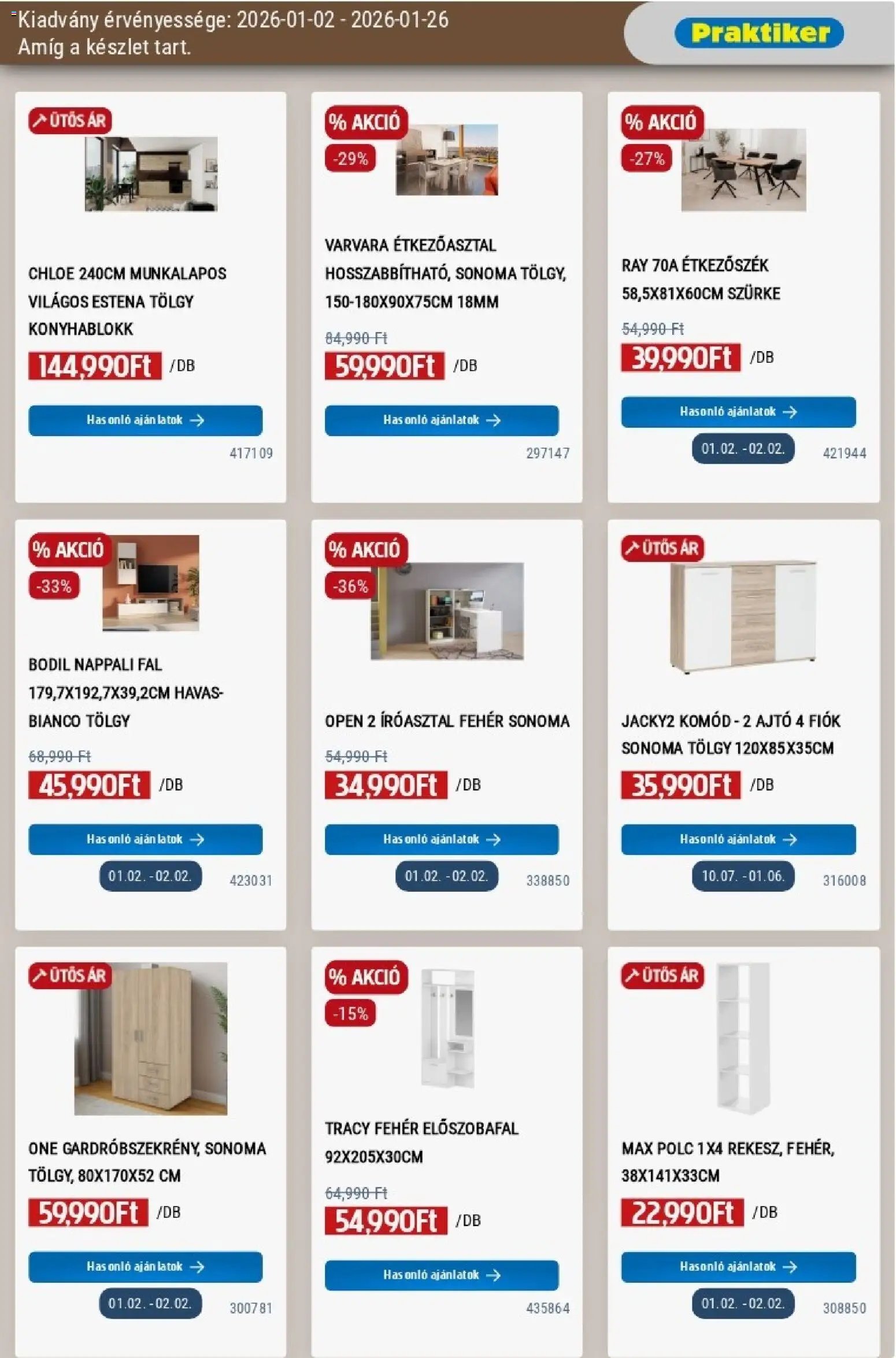 Praktiker újság 2026.01.02. Akciós újság Praktiker (2026-01-02 - 2026-01-26)