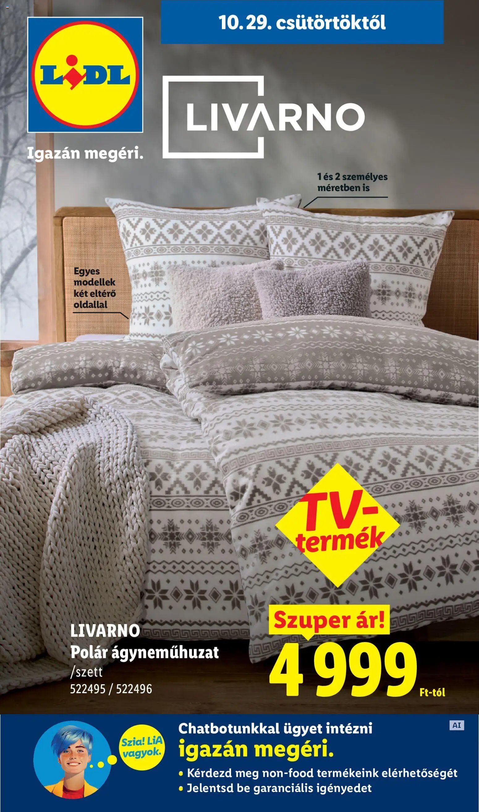 Lidl Nonfood kínálatunk 2026.10.29. - lapozható formában szórólap ✳️
