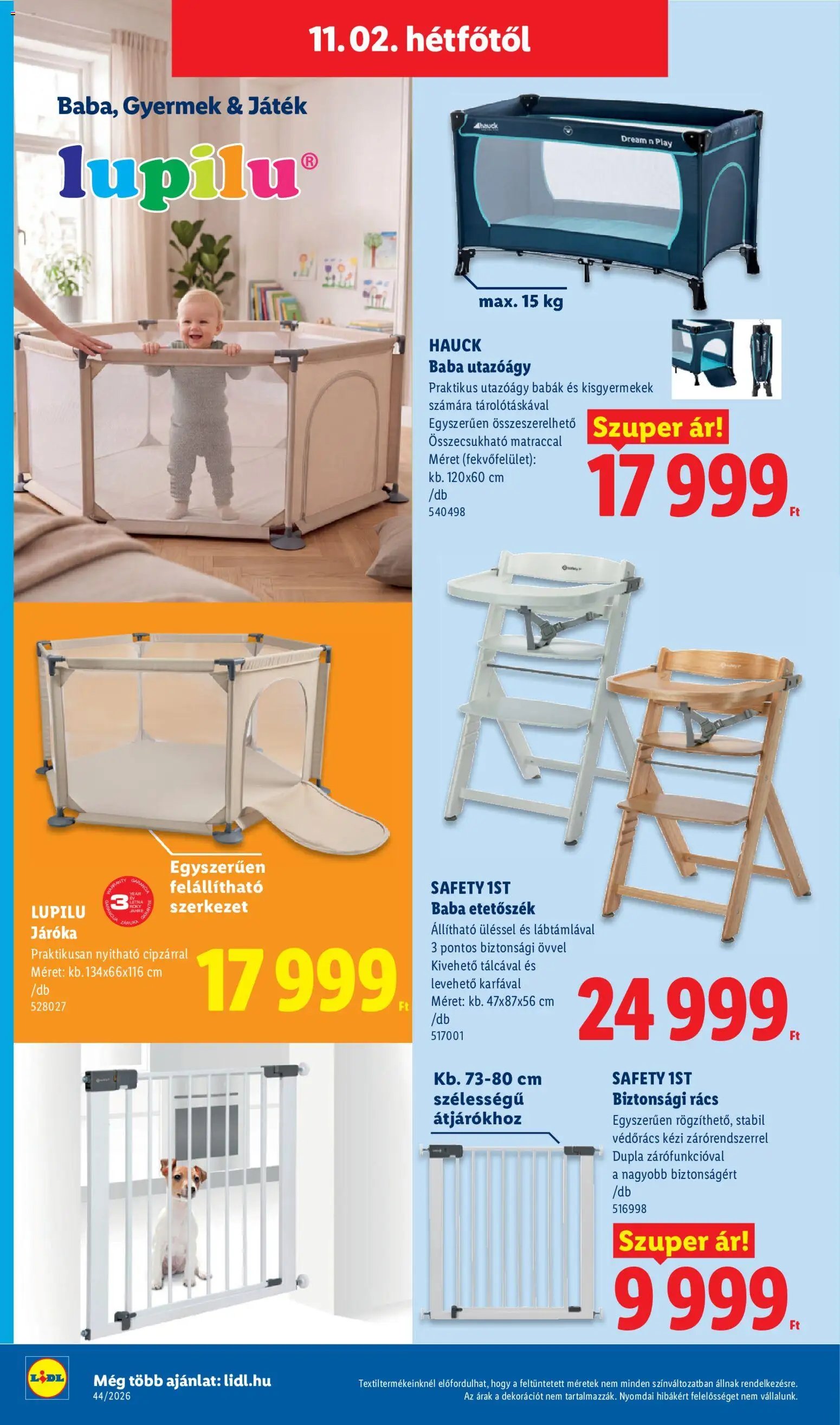 Lidl Nonfood kínálatunk 2026.10.29. - lapozható formában szórólap ✳️
