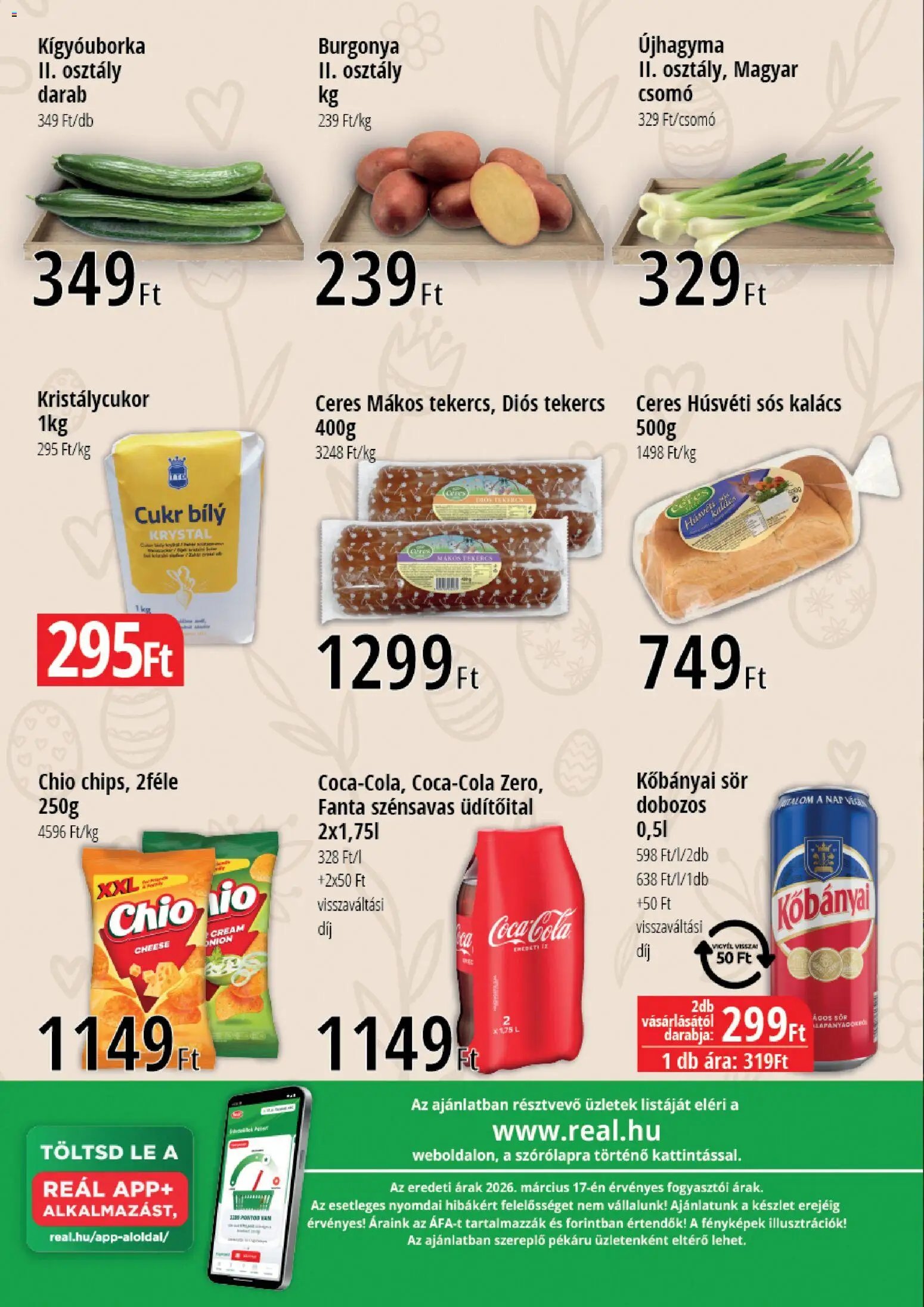 Reál újság 2026.03.26. Reál Bevásárló hétvége - Kisalföld (2026-03-26 - 2026-03-29)