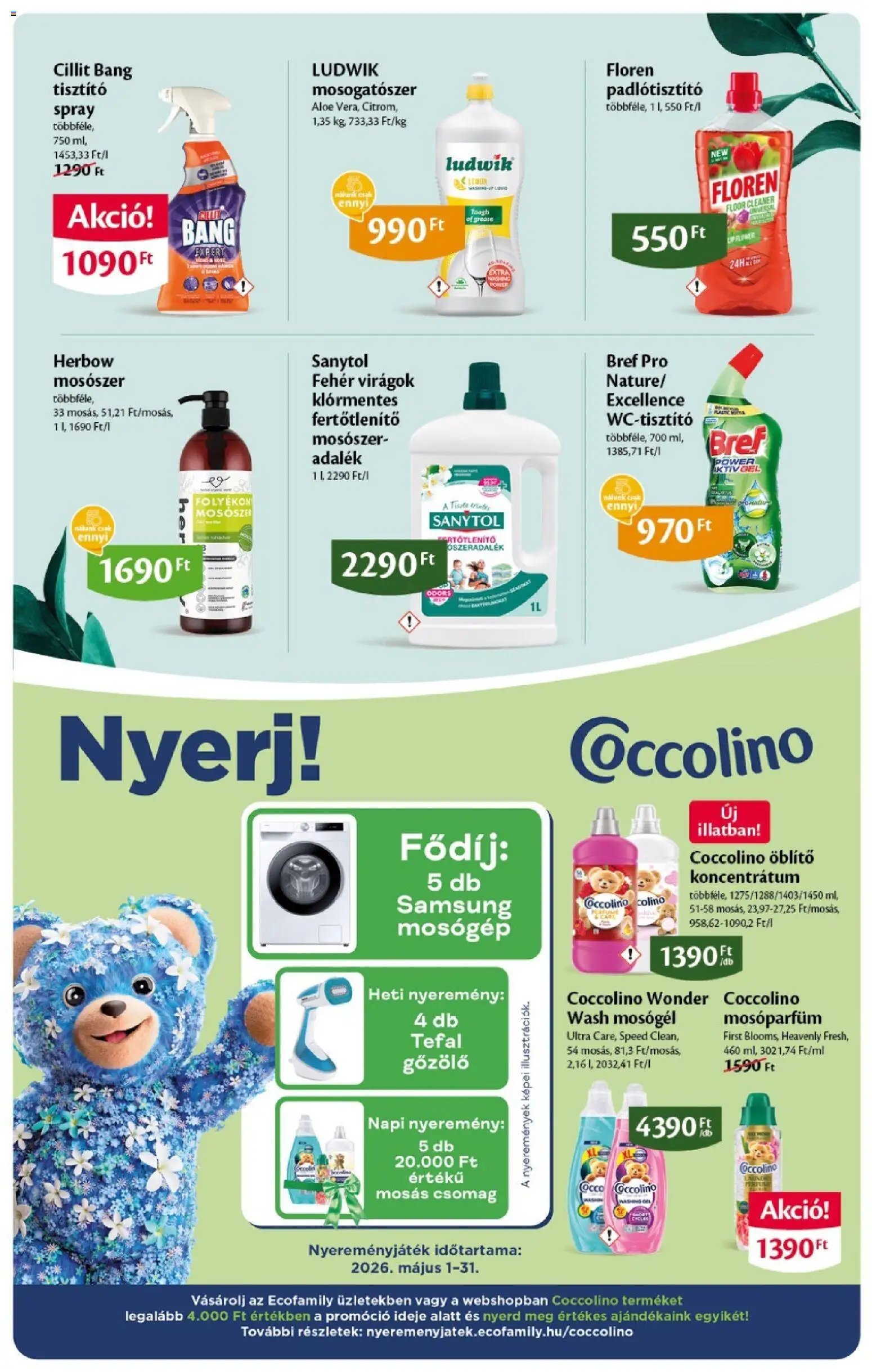 EcoFamily újság 2026.05.07. EcoFamily akciós újság (2026-05-07 - 2026-05-10)