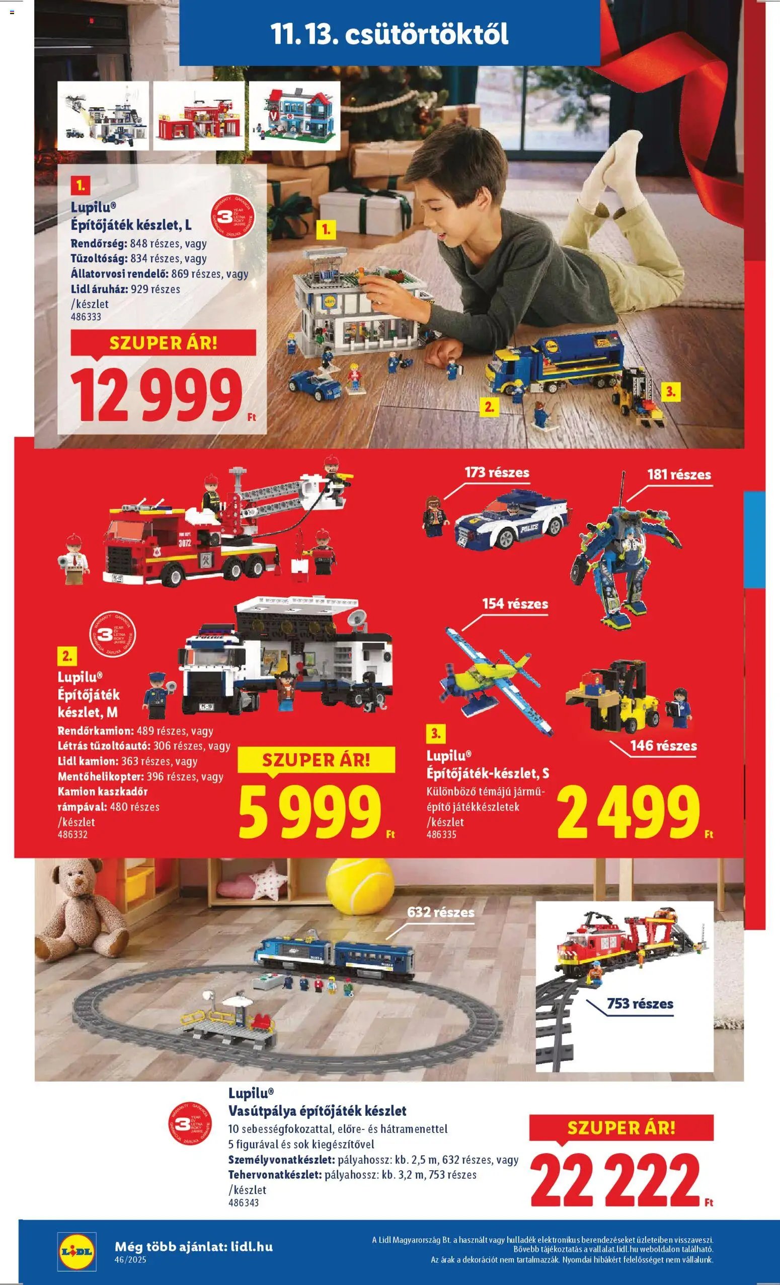 Lidl újság 2025.11.13. Játék katalógus (2025-11-13 - 2025-12-28)