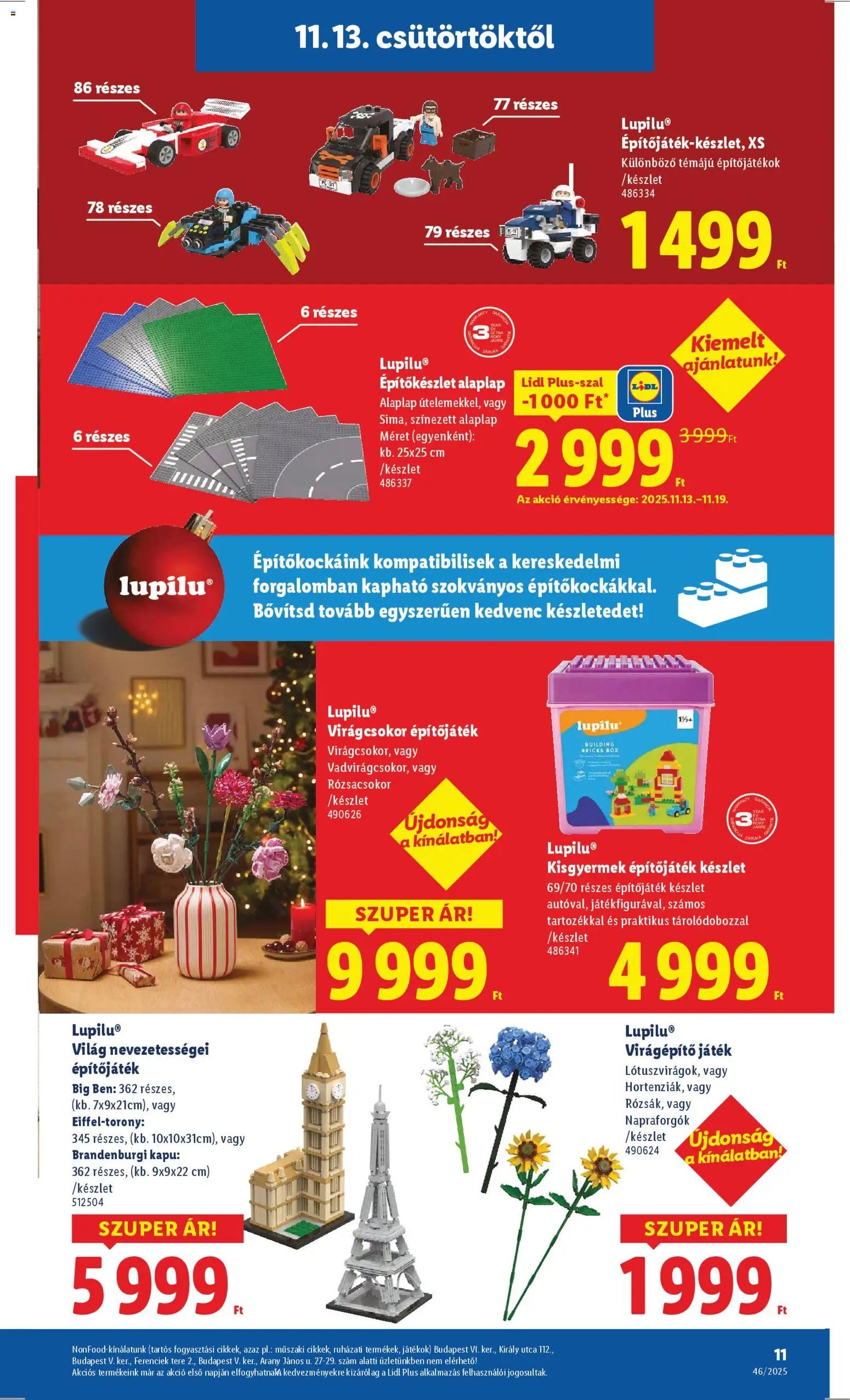 Lidl újság 2025.11.13. Játék katalógus (2025-11-13 - 2025-12-28)