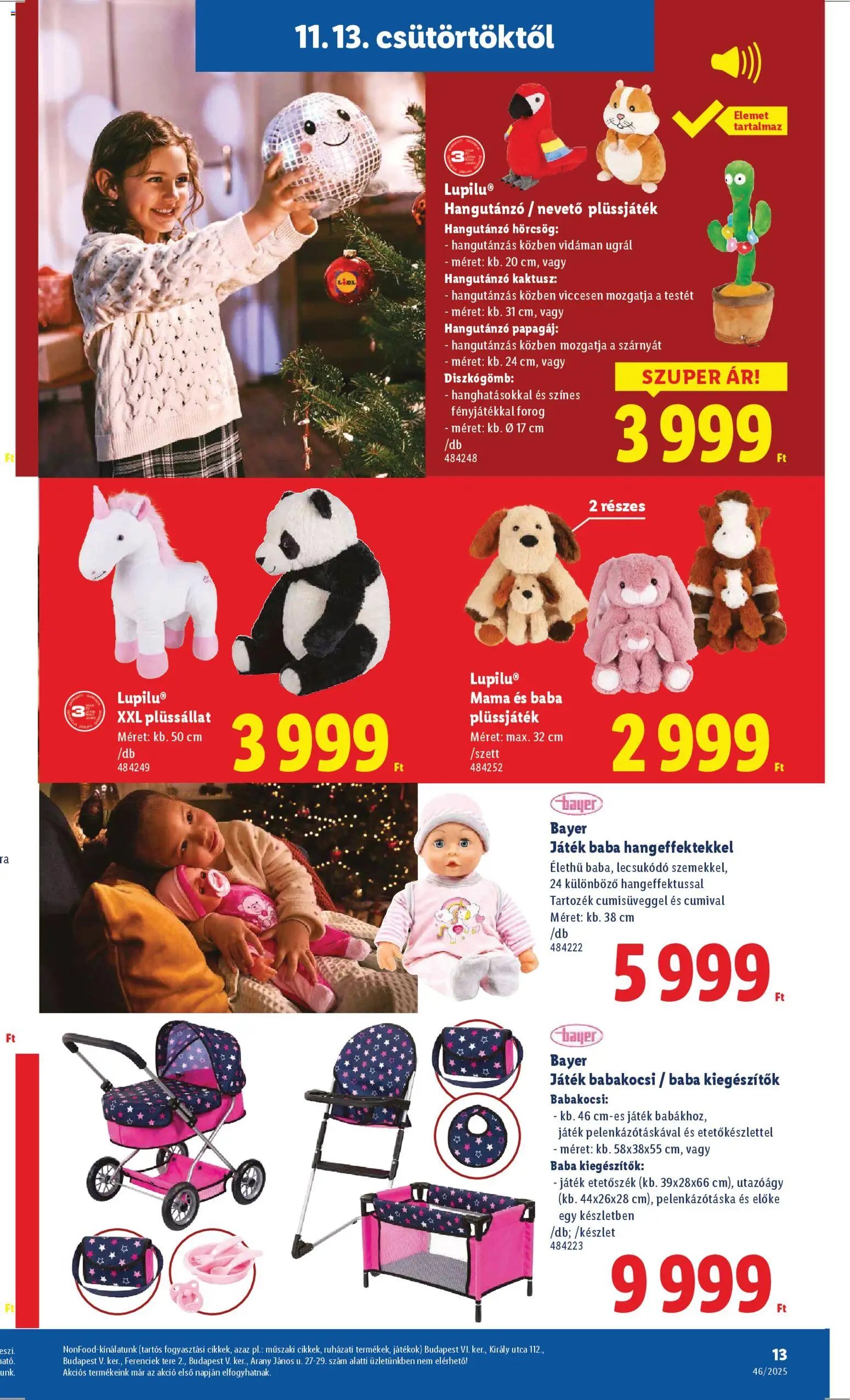 Lidl újság 2025.11.13. Játék katalógus (2025-11-13 - 2025-12-28)