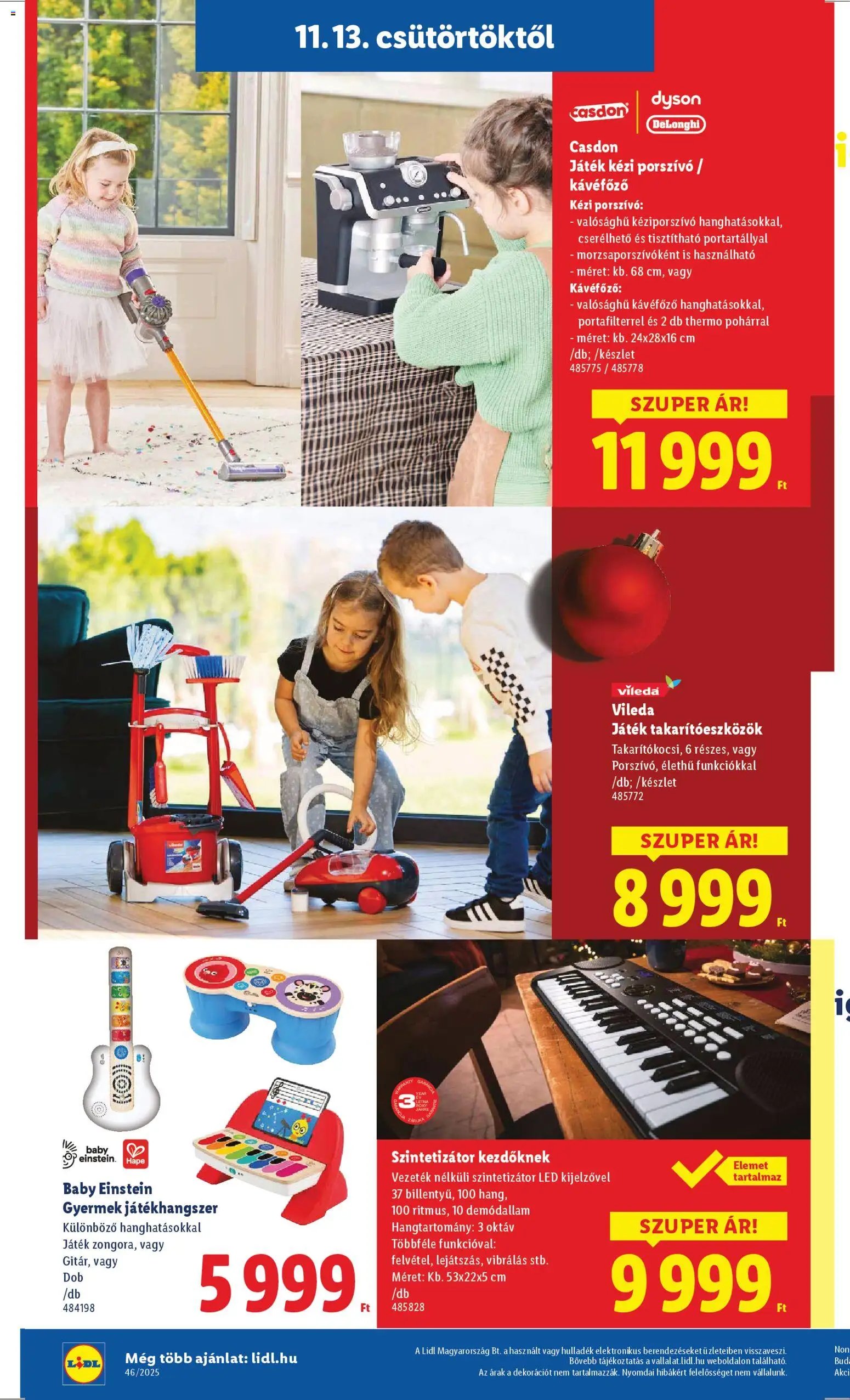 Lidl újság 2025.11.13. Játék katalógus (2025-11-13 - 2025-12-28)