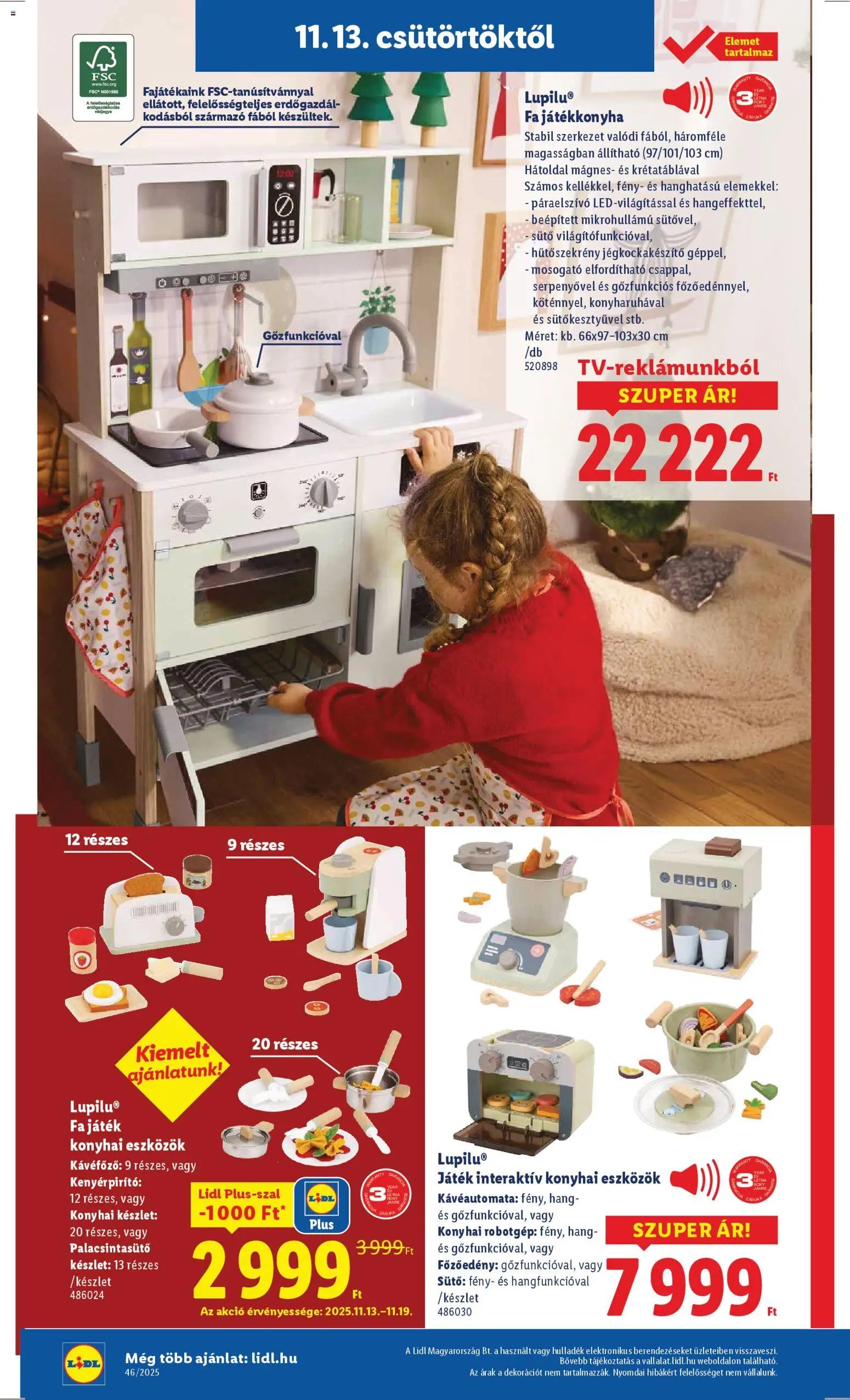 Lidl újság 2025.11.13. Játék katalógus (2025-11-13 - 2025-12-28)