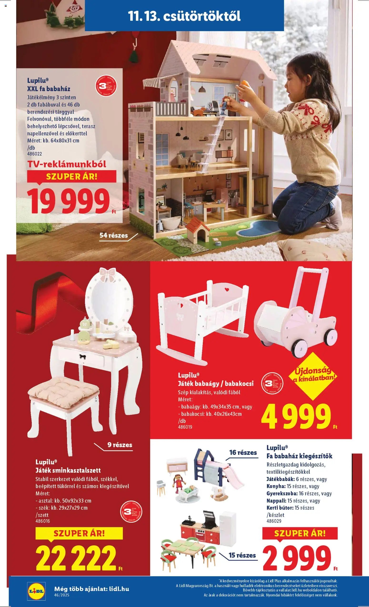 Lidl újság 2025.11.13. Játék katalógus (2025-11-13 - 2025-12-28)