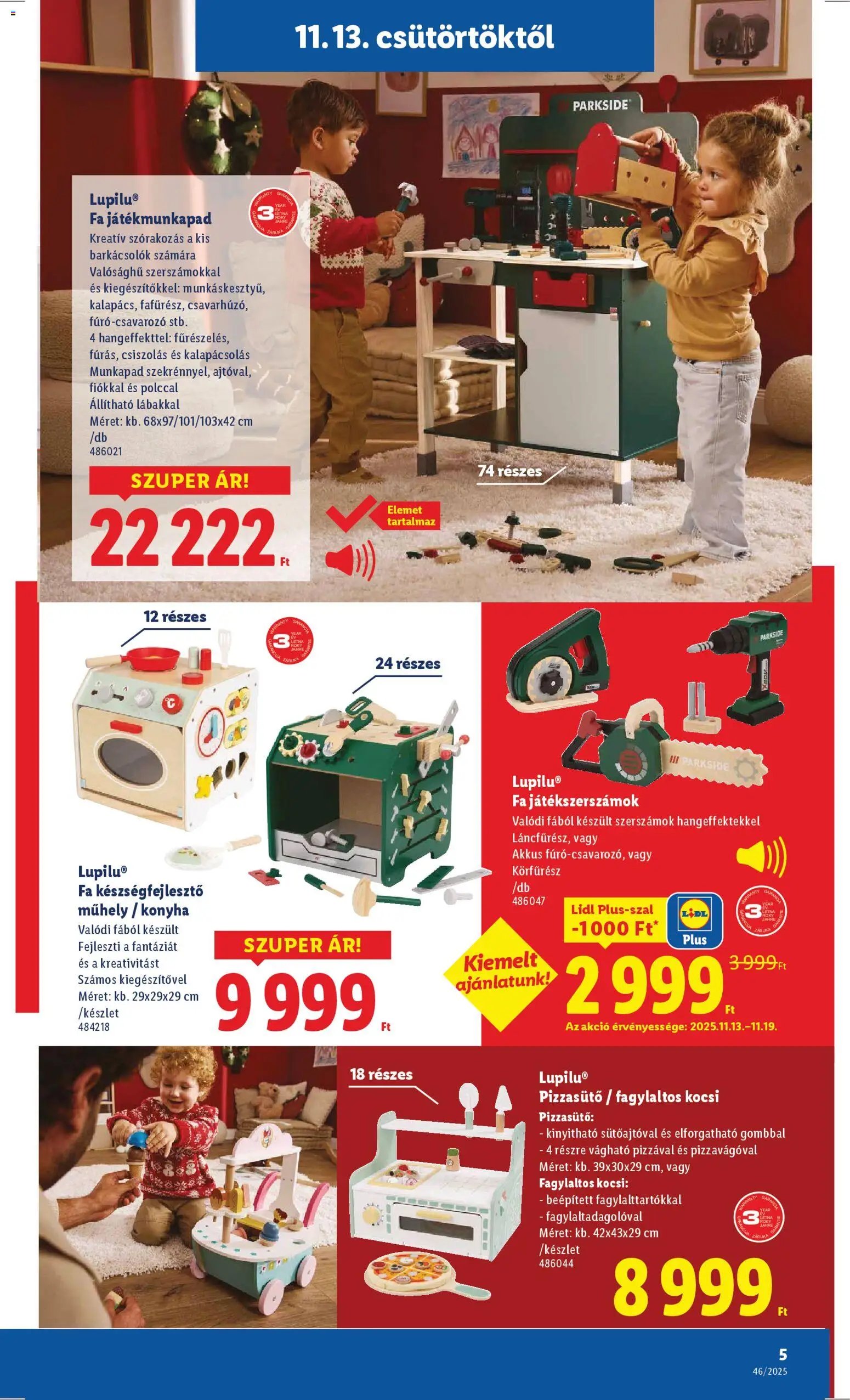 Lidl újság 2025.11.13. Játék katalógus (2025-11-13 - 2025-12-28)