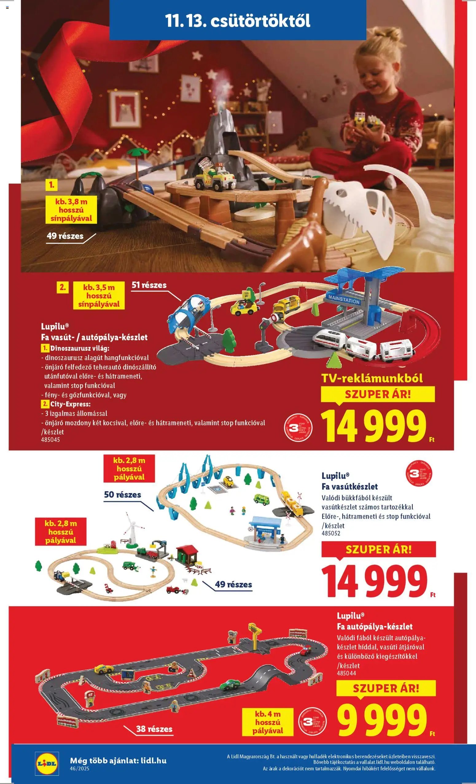 Lidl újság 2025.11.13. Játék katalógus (2025-11-13 - 2025-12-28)