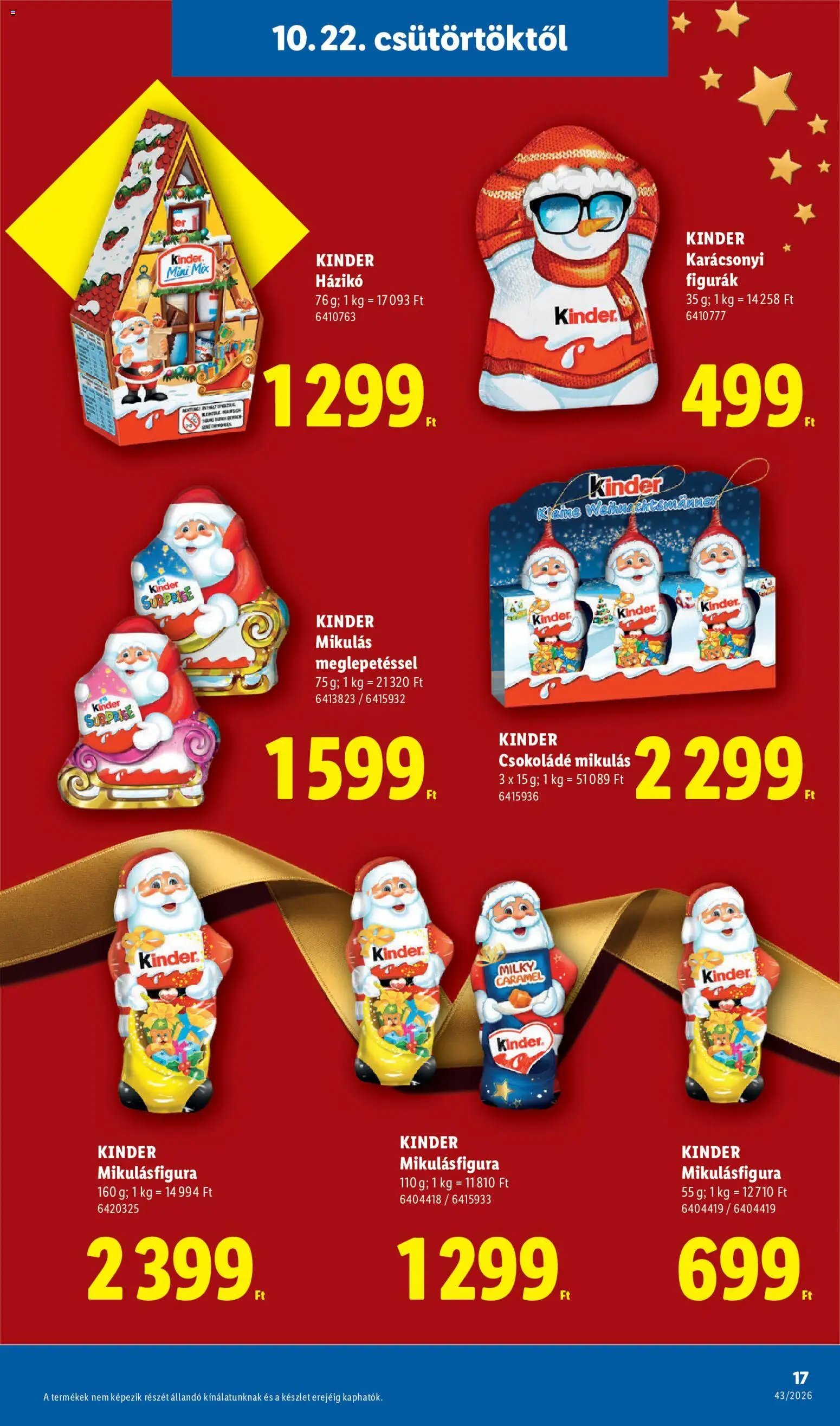 Lidl Karácsony akciós újság 2026.10.22. -tól/től 🧑‍🎄❄️