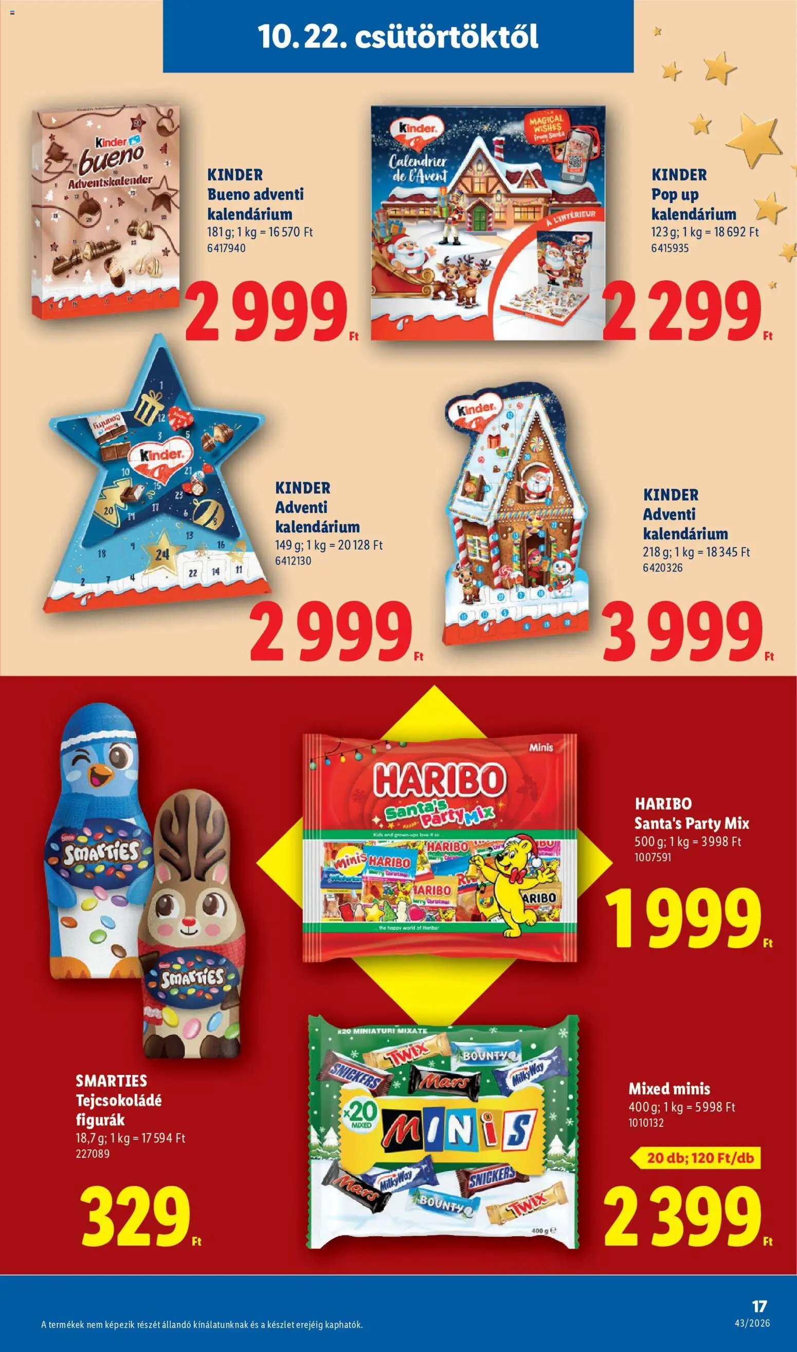 Lidl Karácsony akciós újság 2026.10.22. -tól/től 🧑‍🎄❄️
