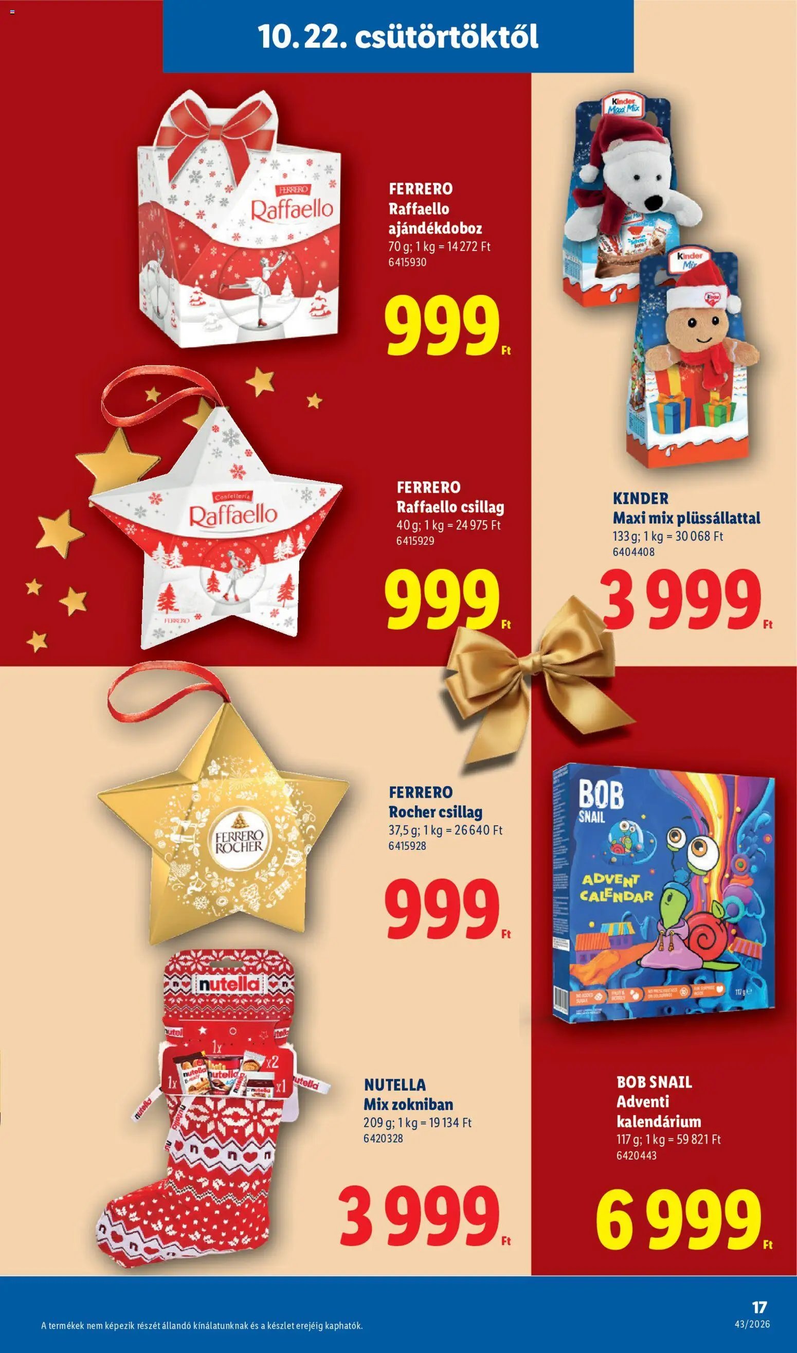 Lidl Karácsony akciós újság 2026.10.22. -tól/től 🧑‍🎄❄️