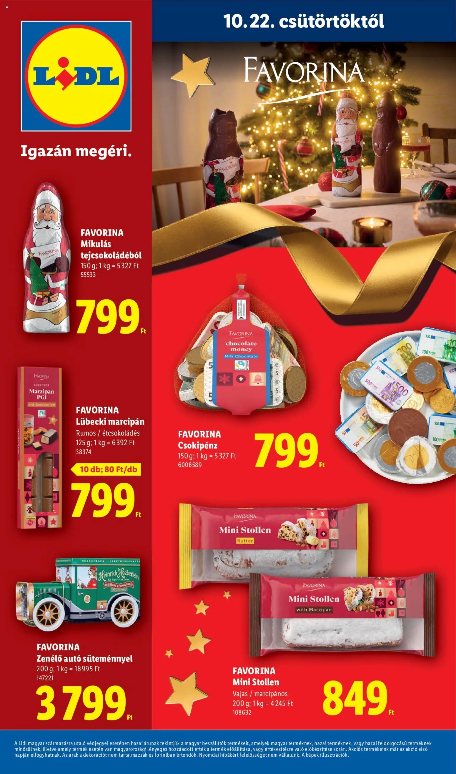 Lidl Karácsony akciós újság 2026.10.22. -tól/től 🧑‍🎄❄️